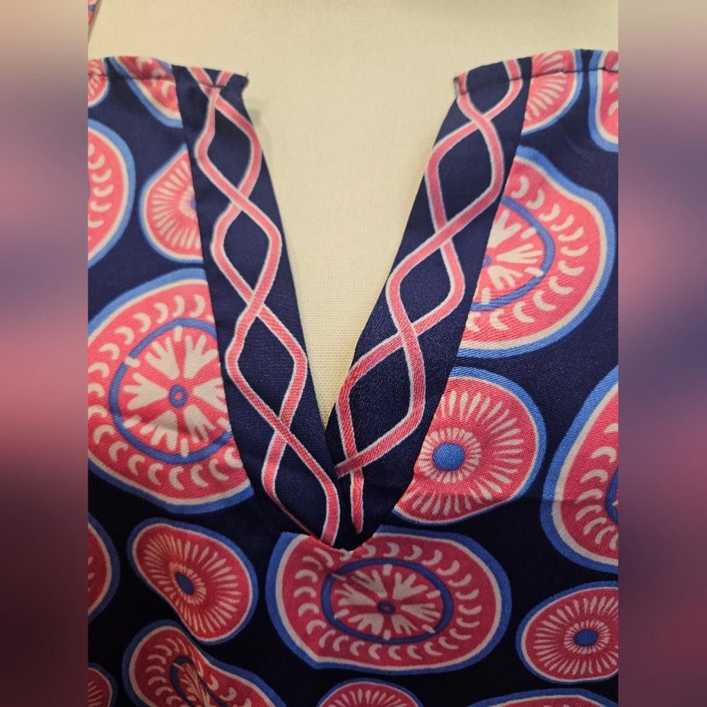 Designer Mud Pie Vibrant Floral Print Summer Tank #173 Size M / US 6-8 / IT 42-44 - 2 Thumbnail