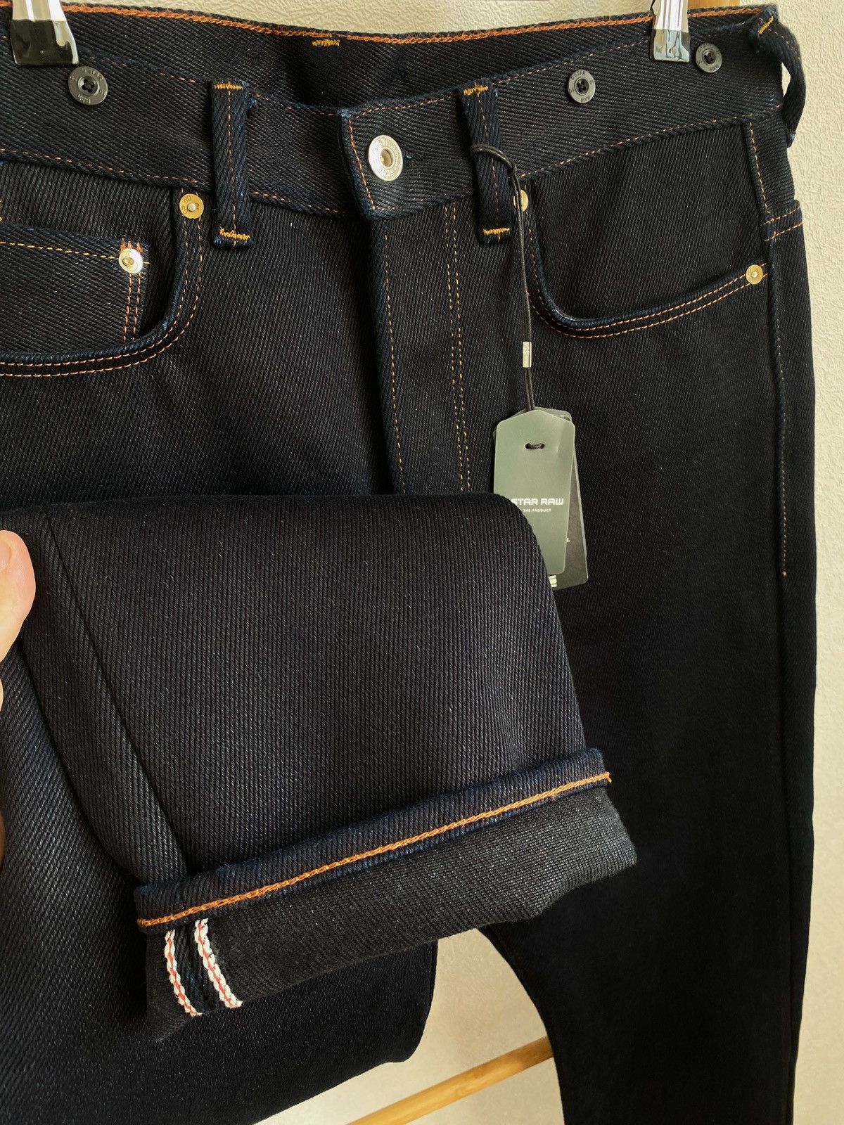 G-Star G-star Red listing SELVEDGE Us Lumber 25 jeans Size US 33 - 14 Thumbnail