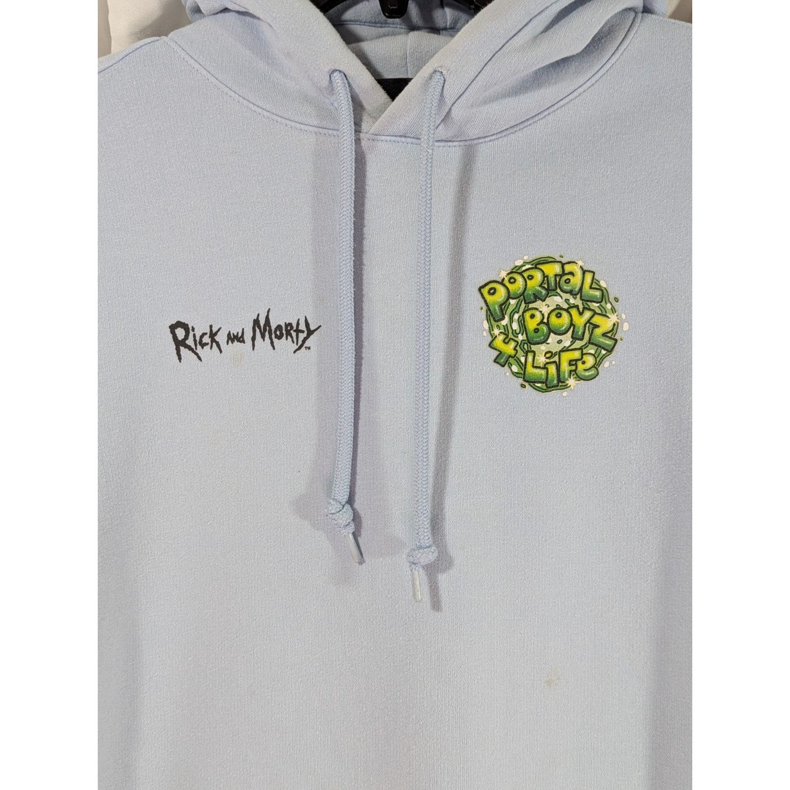 H&M H&M x Rick and Morty Portal Boyz 4 Life Blue Hoodie XS Size US XS / EU 42 / 0 - 2 Thumbnail