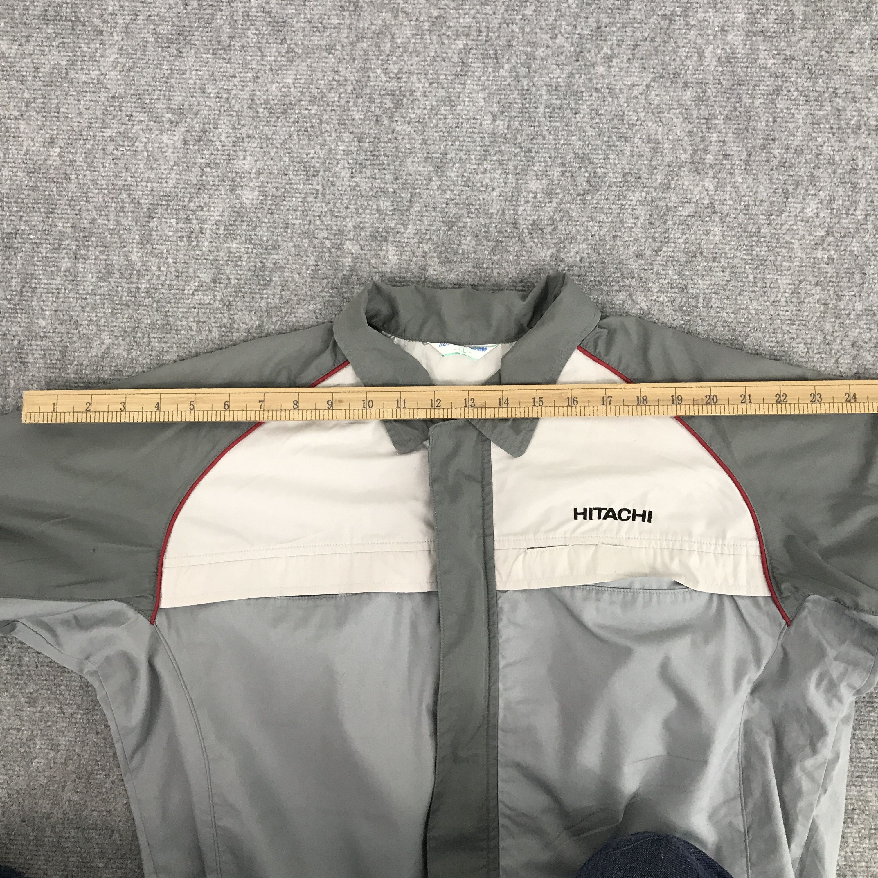 Japanese Brand Rare hitachi work uniform japan zipper up jacket Size US L / EU 52-54 / 3 - 6 Thumbnail