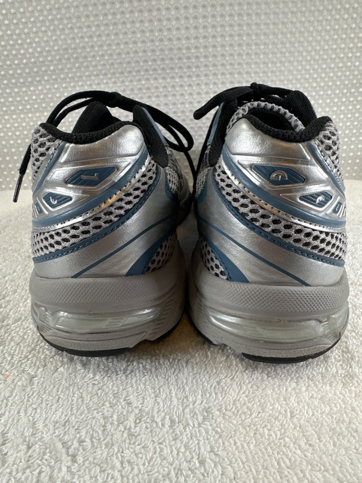 Asics ASICS Gel-1130 Black Blue Silver Shoes Size US 9 / EU 42 - 4 Thumbnail