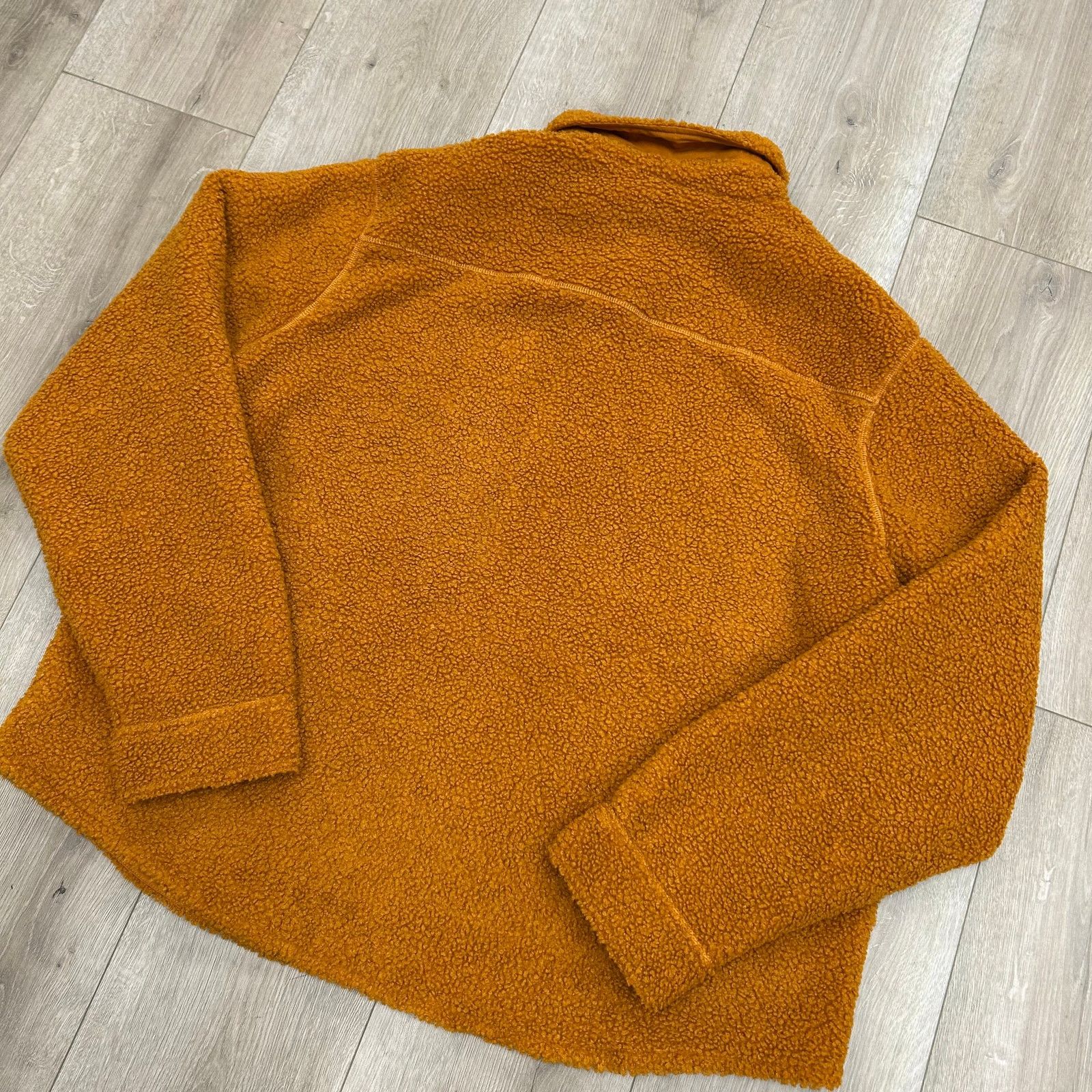 Supreme Goodfellow & Co Sherpa Orange Fleece Shirt Button Up XXL 2XL Size US XXL / EU 58 / 5 - 6 Thumbnail