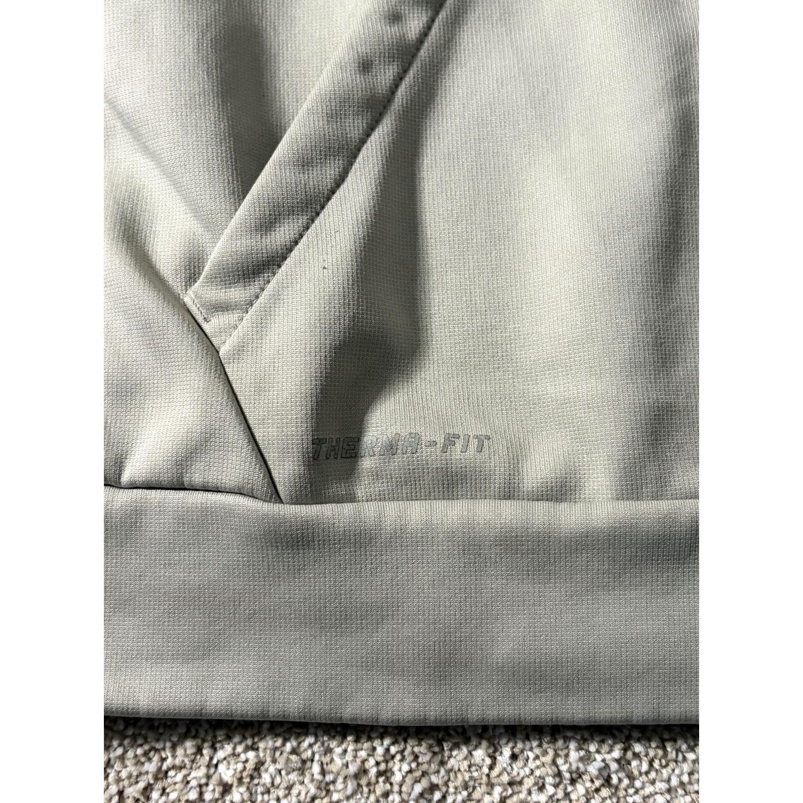 Nike Nike Therma-FIT Hoodie Mens Medium Gray Pullover Big Logo Sweatshirt Athletic Size US M / EU 48-50 / 2 - 6 Thumbnail