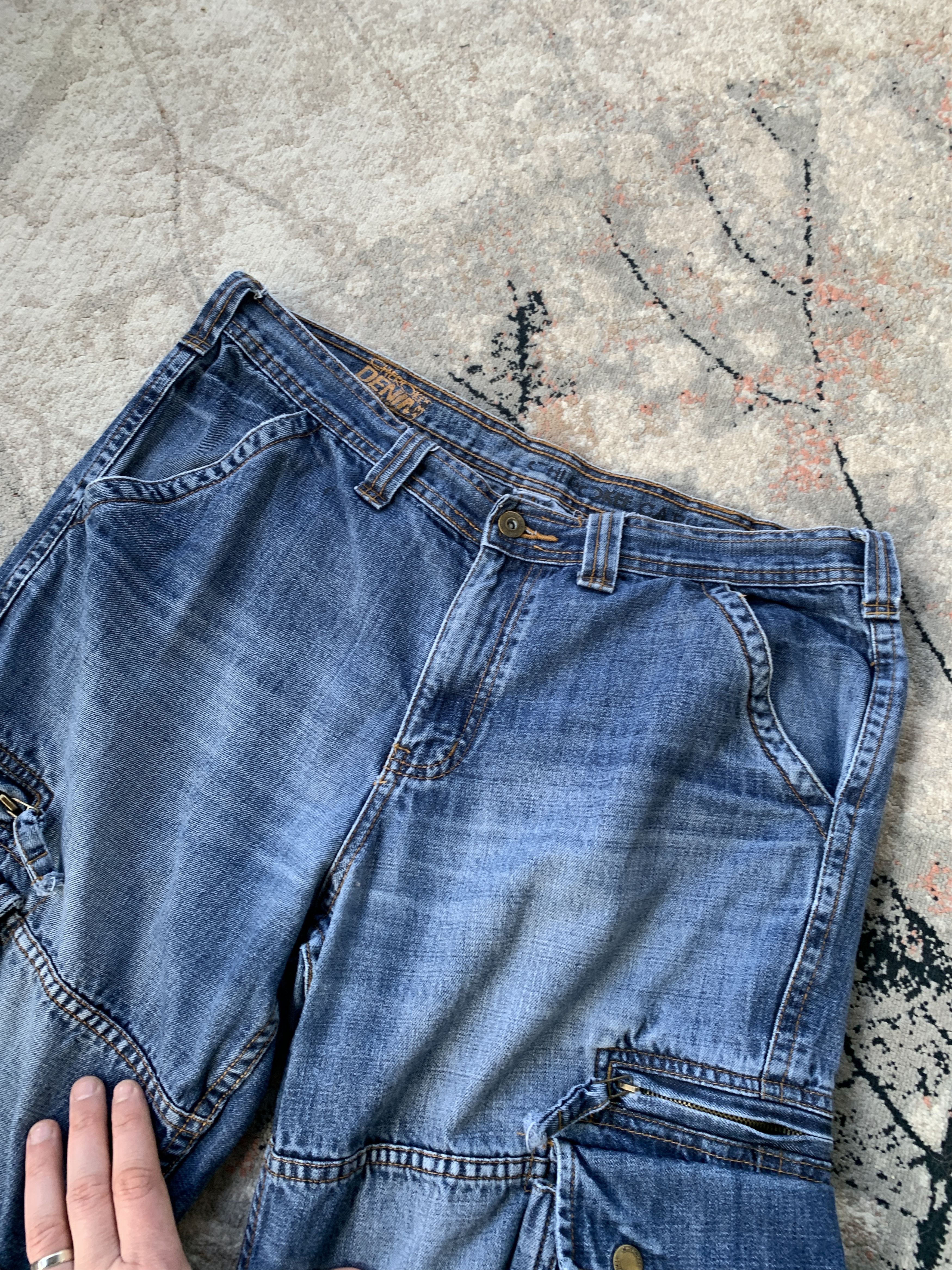 Cherokee × Vintage Vintage Cherokee Cargo Denim Pants Size US 34 / EU 50 - 11 Thumbnail