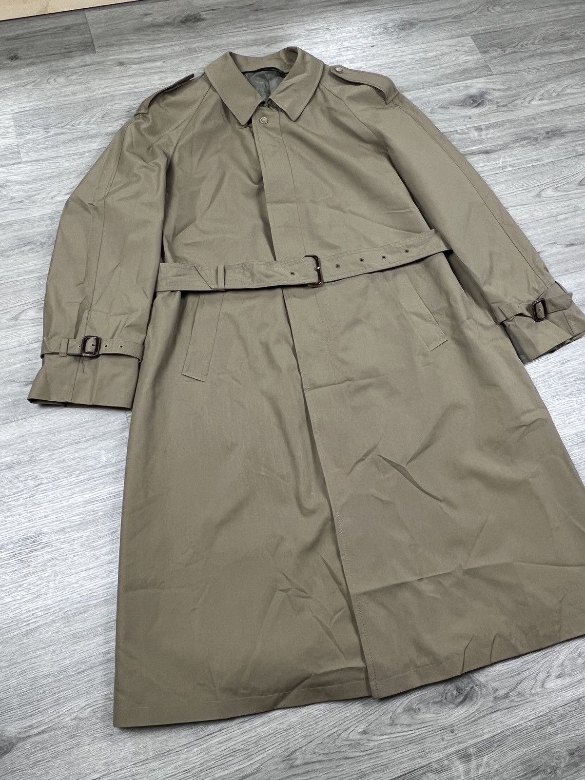Other Retro Mens Diolen 1973s Trench Coat Size 50 Beige Size US L / EU 52-54 / 3 - 3 Thumbnail