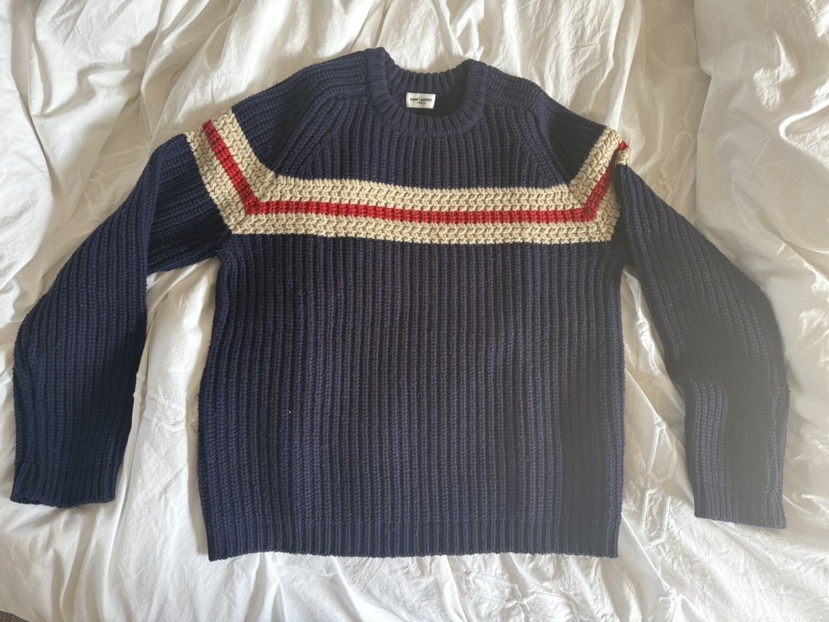 Saint Laurent Paris Knit Sweater Size US M / EU 48-50 / 2 - 1 Thumbnail