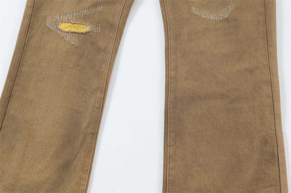 Japanese Brand × Vintage American street distressed tie-dyed ripped flared jeans Size US 32 / EU 48 - 6 Thumbnail