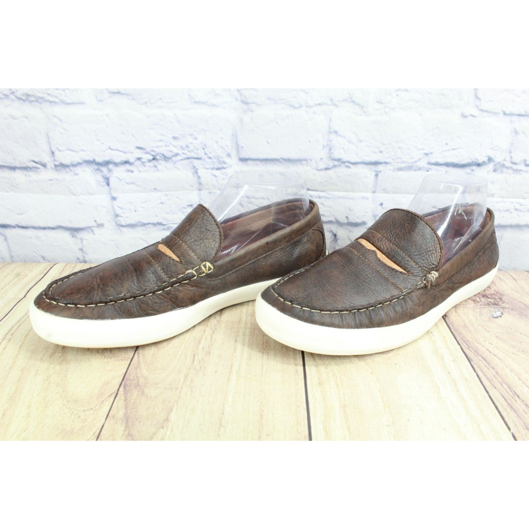 L.L. Bean LL Bean Men’s Mountainville Brown Penny Slip-On Shoes Size US 8 / EU 41 - 2 Thumbnail
