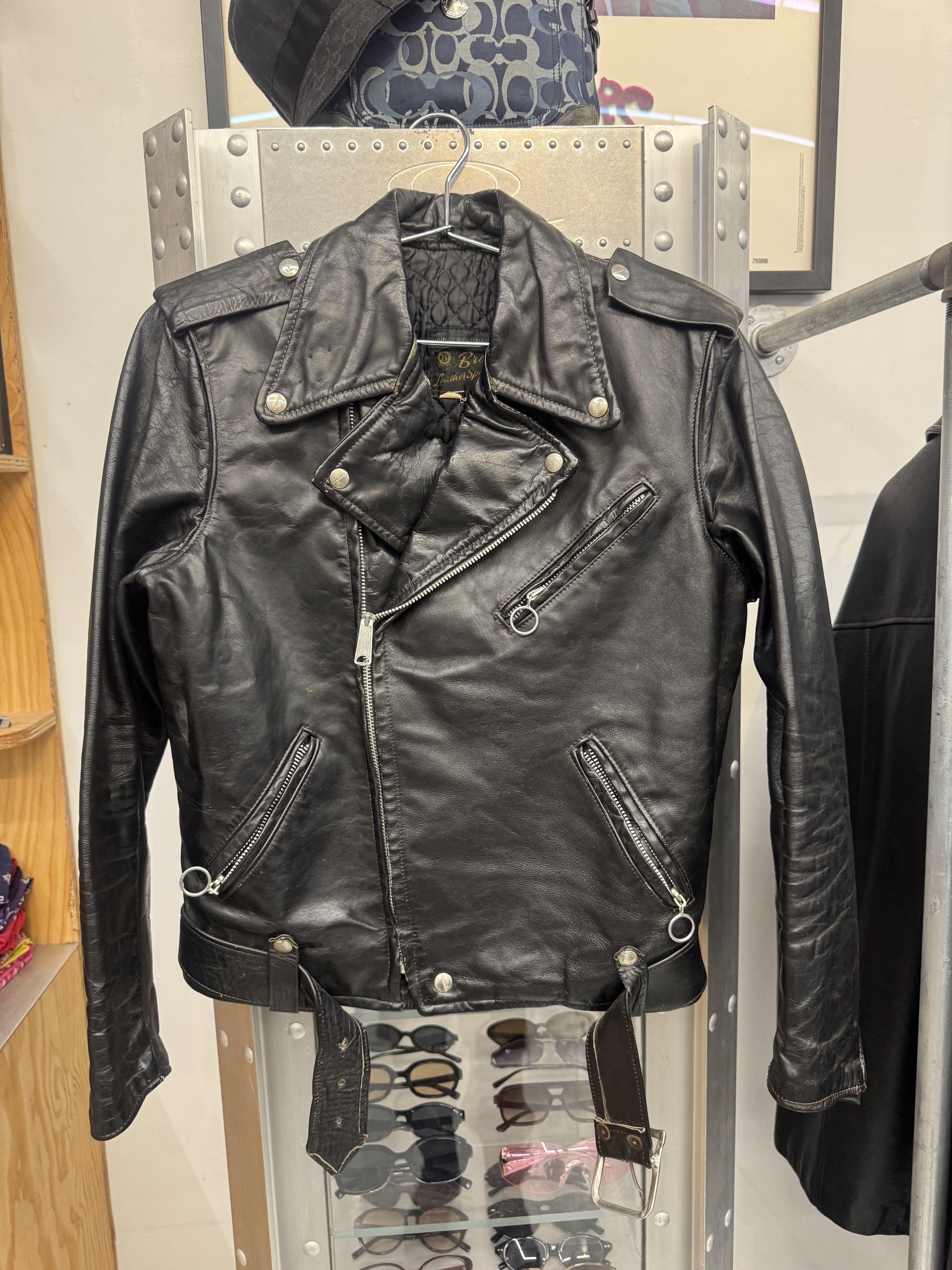Other Vintage Brooks Leather Jacket Size US M / EU 48-50 / 2 - 1 Thumbnail