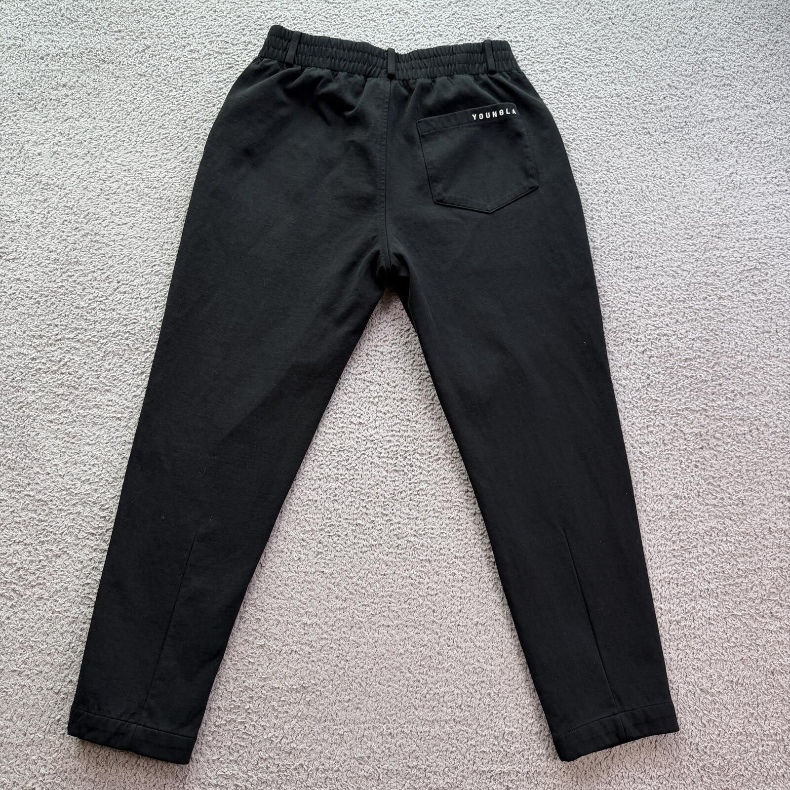YoungLA YoungLA 620 Cafe Trousers Chino Pants Mens 30L Black Gym Size US 30 / EU 46 - 1 Thumbnail