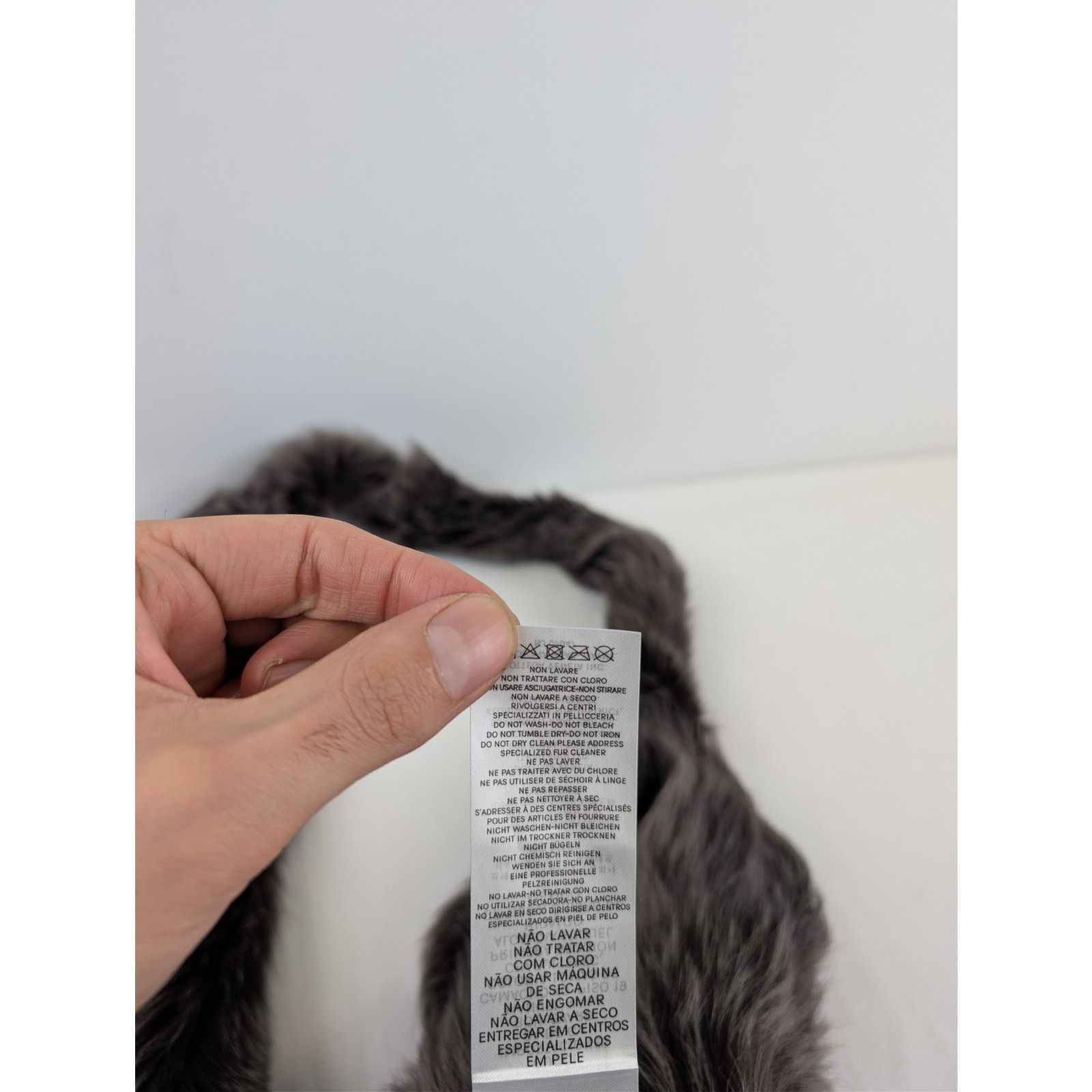 Bottega Veneta o1rshd1 Size:7 /DUP/ Women Bleached Toscana Shearling Gloves Size ONE SIZE - 19 Thumbnail
