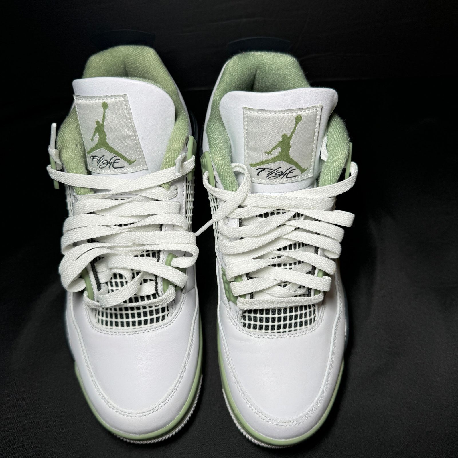 Jordan Brand × Nike Size 9.5 - Wmns Air Jordan 4 Retro Seafoam Women's Shoes Size US 9.5 / IT 39.5 - 4 Thumbnail