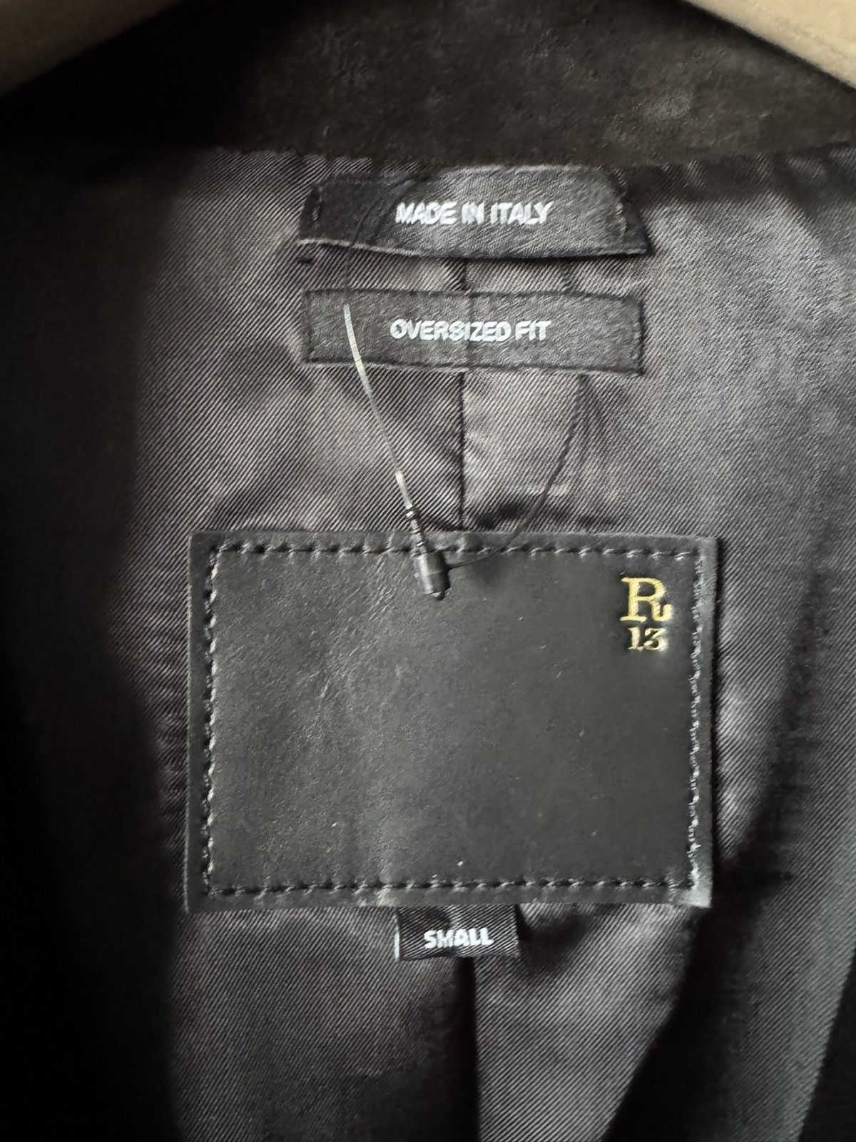 R13 R13 Fringe leather suede jacket black RARE MSRP $2400 Size US S / EU 44-46 / 1 - 5 Thumbnail