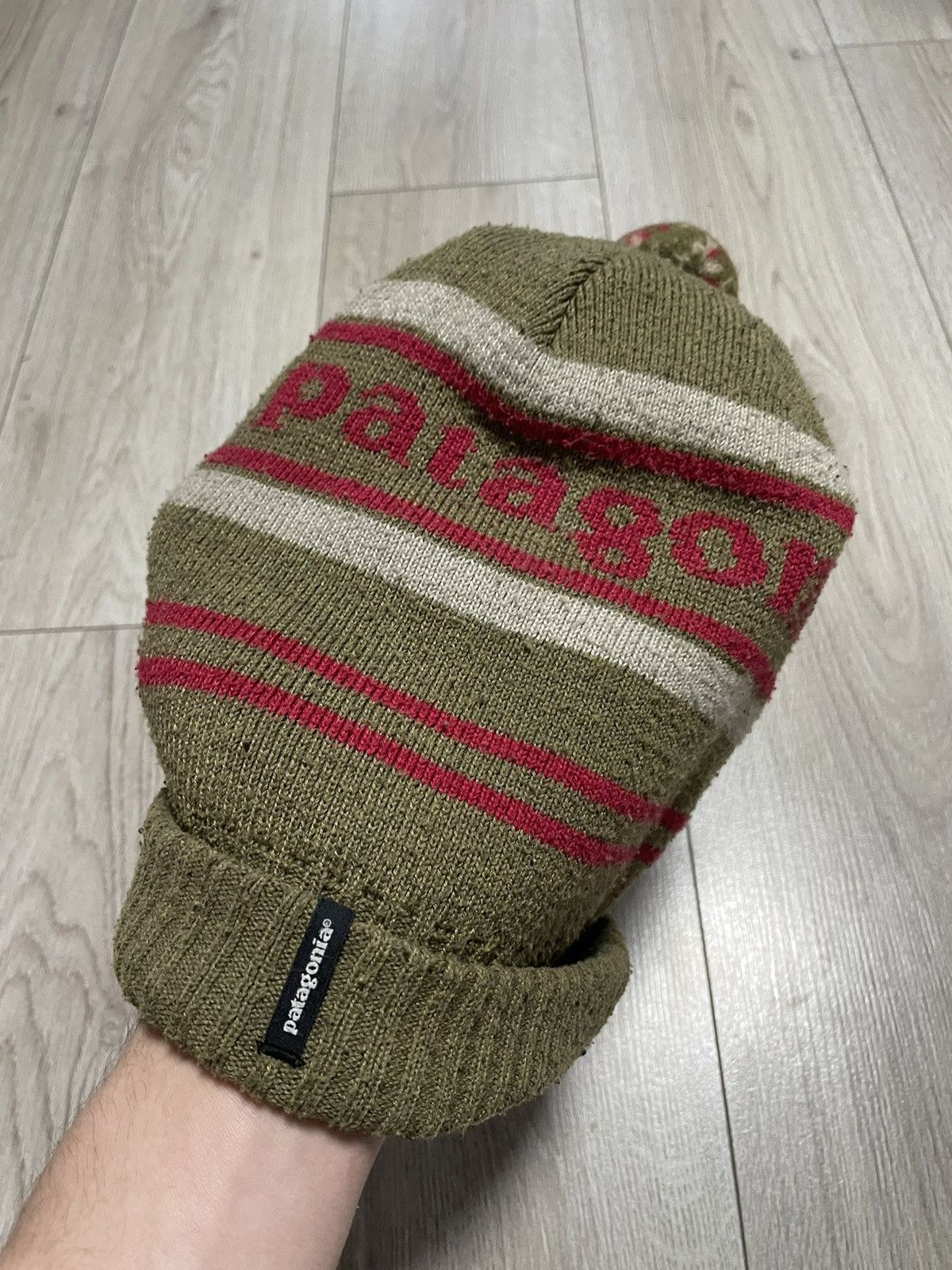 Patagonia × Vintage Vintage Patagonia Hat 90s Knit Y2K Outdoor Size ONE SIZE - 3 Thumbnail