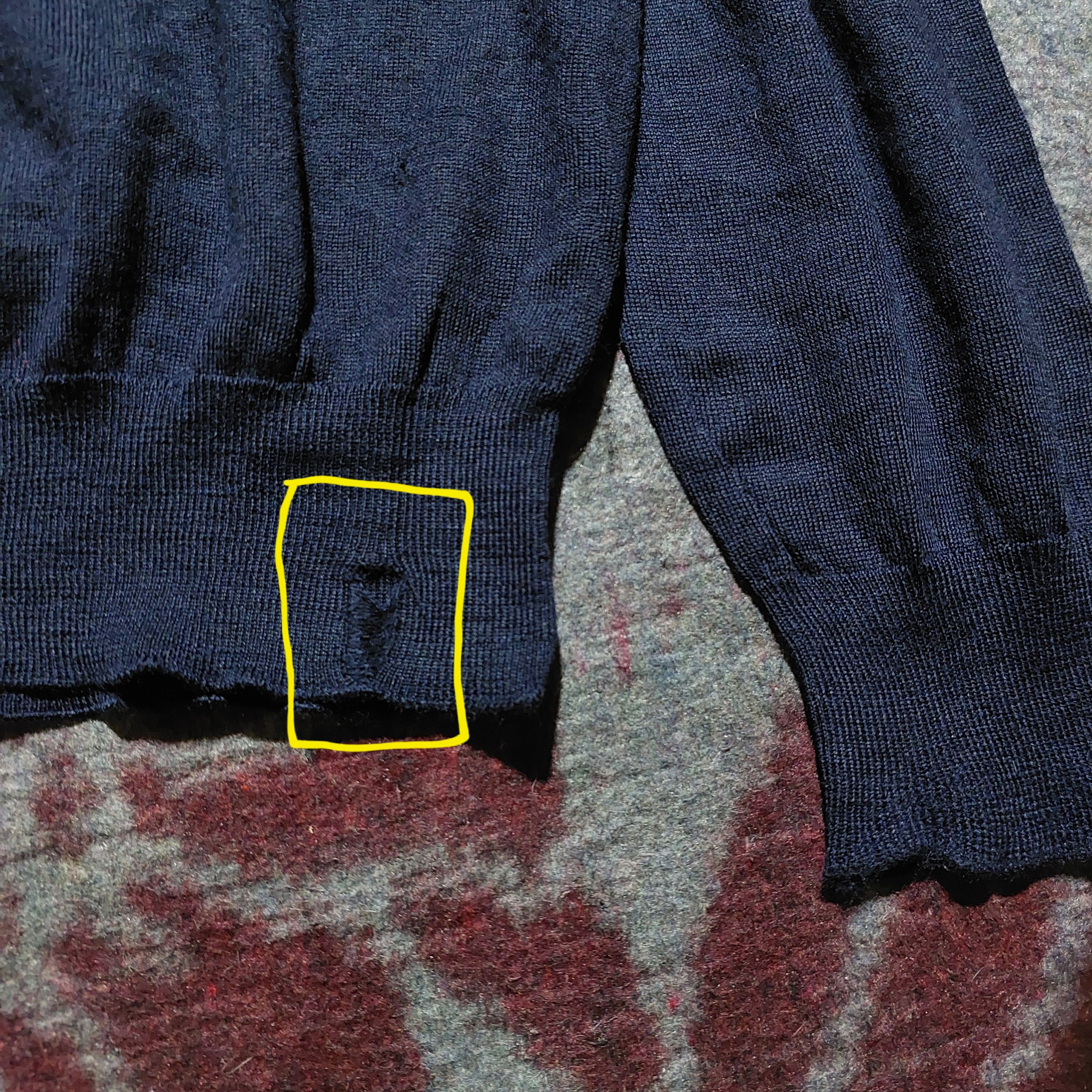 Prada Prada 2019 navy wool knitwear Size US S / EU 44-46 / 1 - 7 Thumbnail