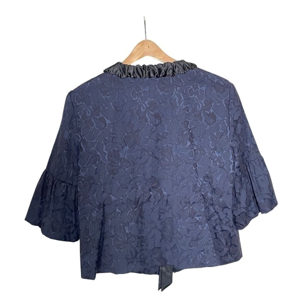 Loft Loft by Ann Taylor Blue Black Jacket. Size XL / US 12-14 / IT 48-50 - 4 Thumbnail
