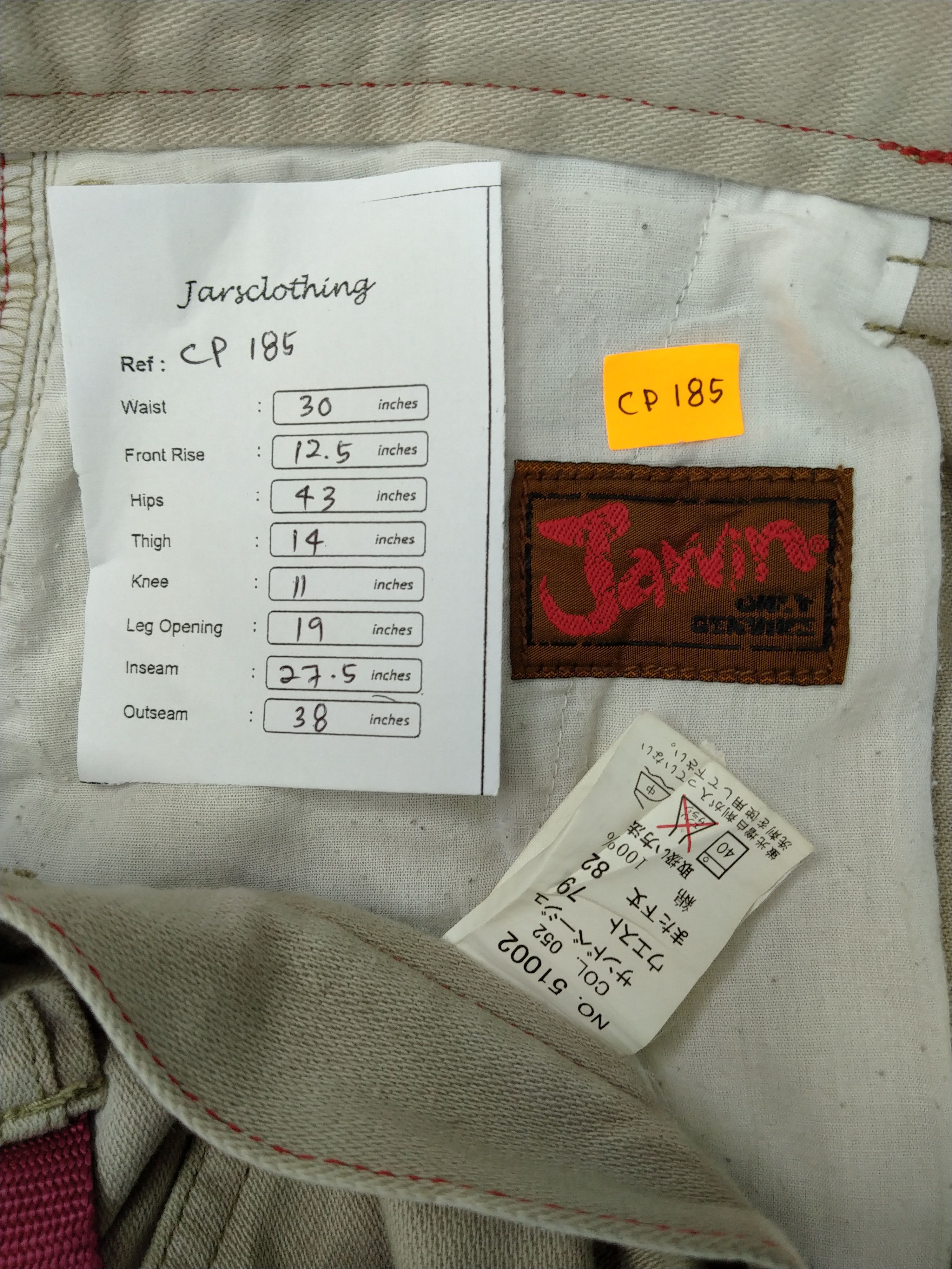 Japanese Brand Jawin Japanese Brand Cargo Multi Pocket Pants 30x27.5 CP185 Size US 30 / EU 46 - 8 Thumbnail