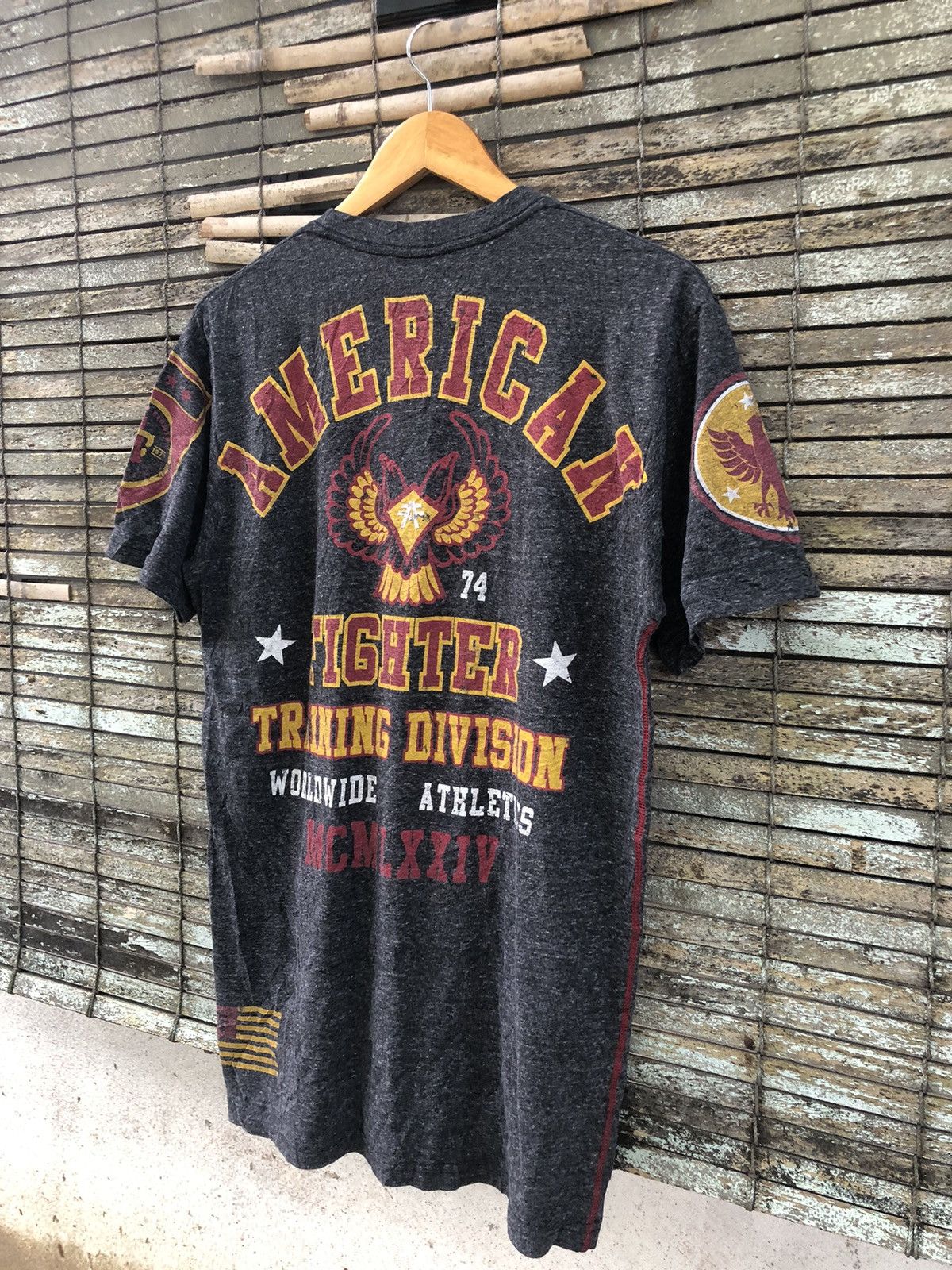 Affliction × Vintage OVP American Fighter By Affliction Tshirt Size US L / EU 52-54 / 3 - 4 Thumbnail