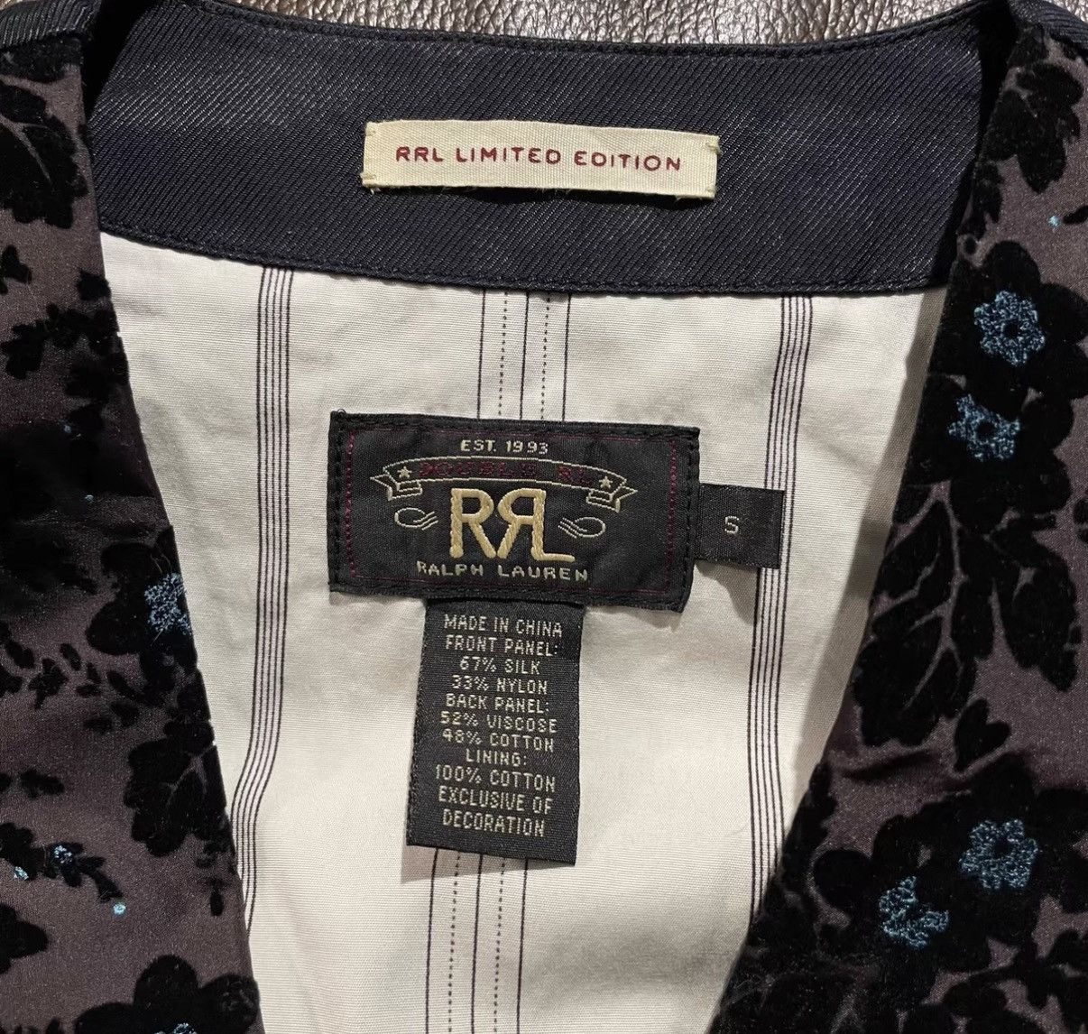 Polo Ralph Lauren RRL Ralph Lauren Limited Edition Royal Vest K22 Size US S / EU 44-46 / 1 - 2 Thumbnail