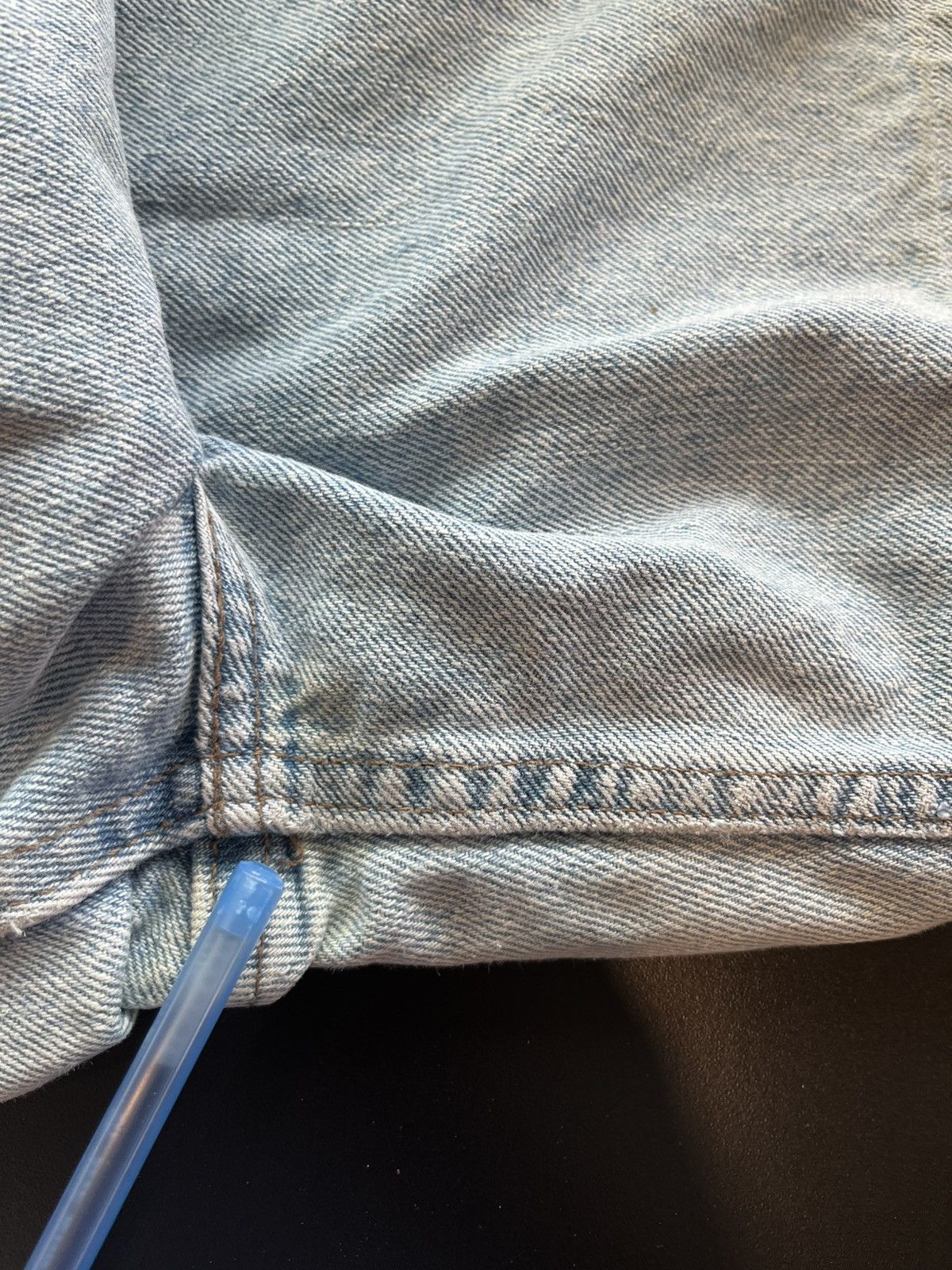 Levi's × Vintage 90s Levi’s silver tab denim shorts Size US 32 / EU 48 - 4 Thumbnail