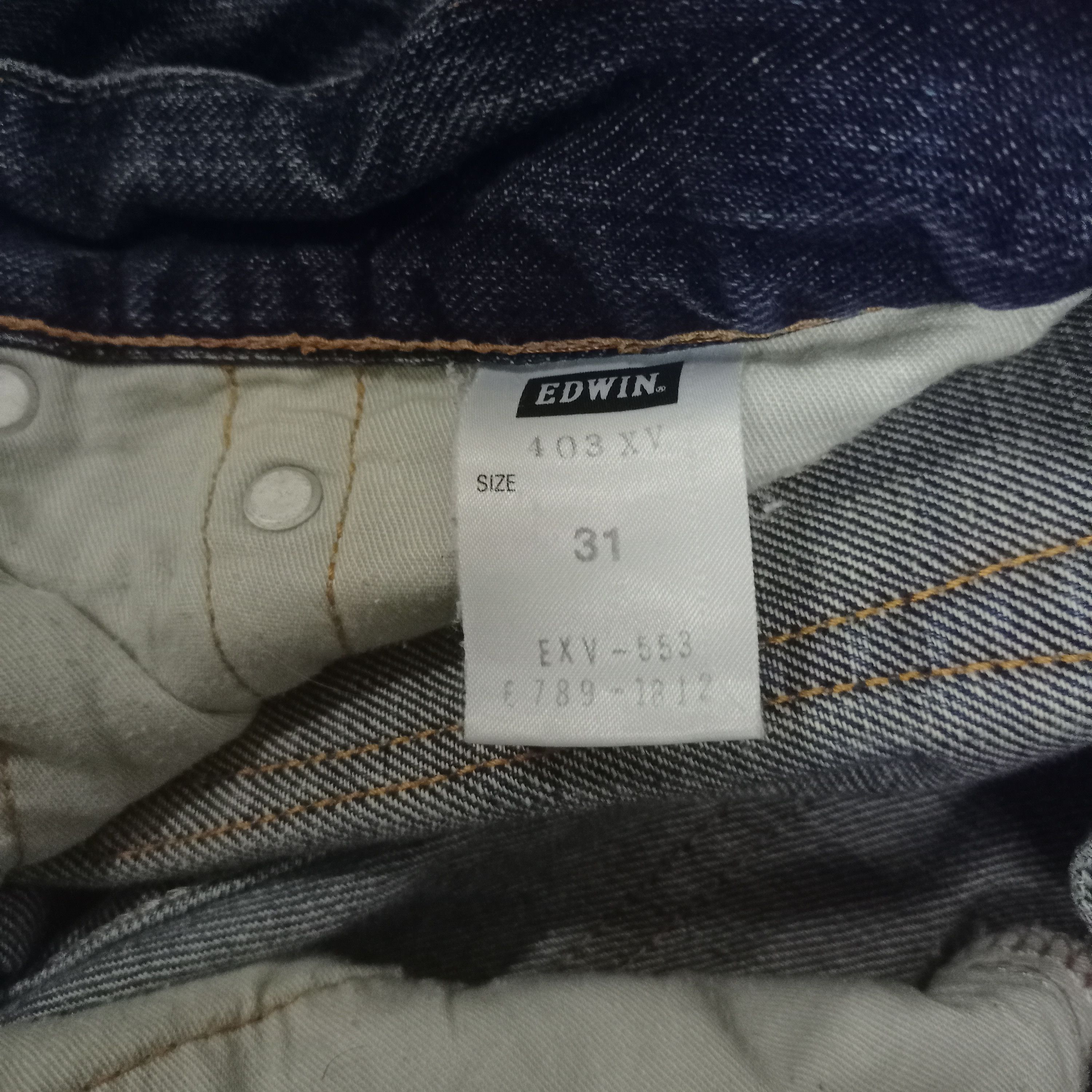 Edwin Exclusive Vintage Edwin XV Blue Wash Baggy Jeans 33x29 Size US 33 - 8 Thumbnail
