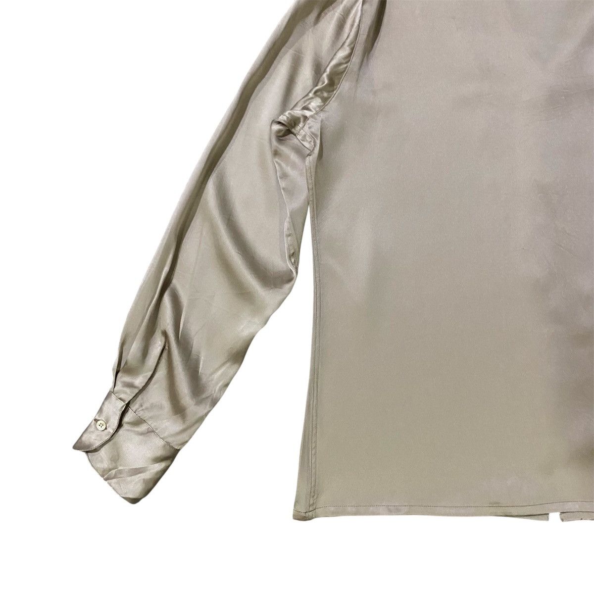 agnes b. ‼️LAST DROP‼️Agnès b Silk Blouse Vintage Minimalist Luxury Size S / US 4 / IT 40 - 11 Thumbnail