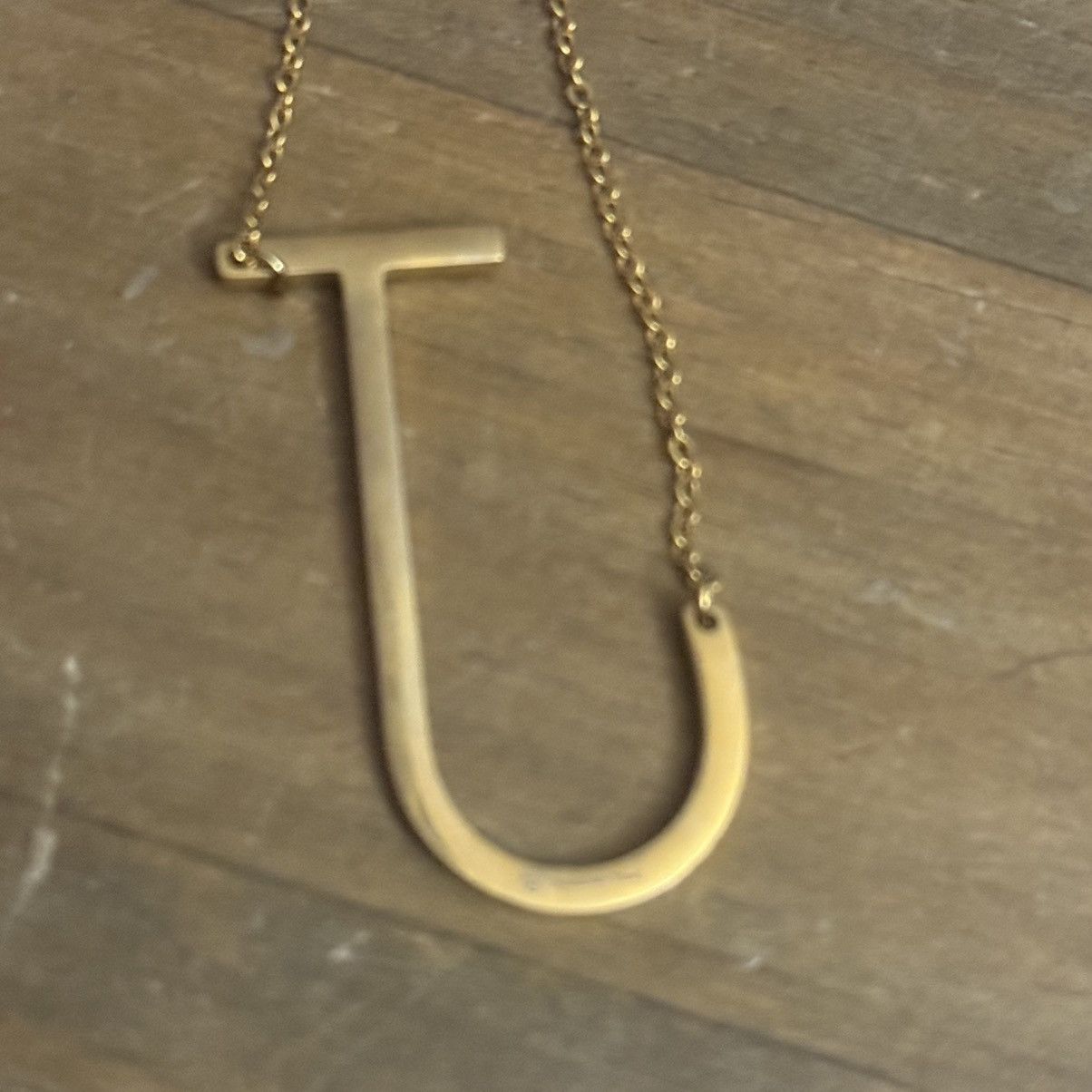 Other Gold tone initial letter J necklace Size ONE SIZE - 5 Thumbnail