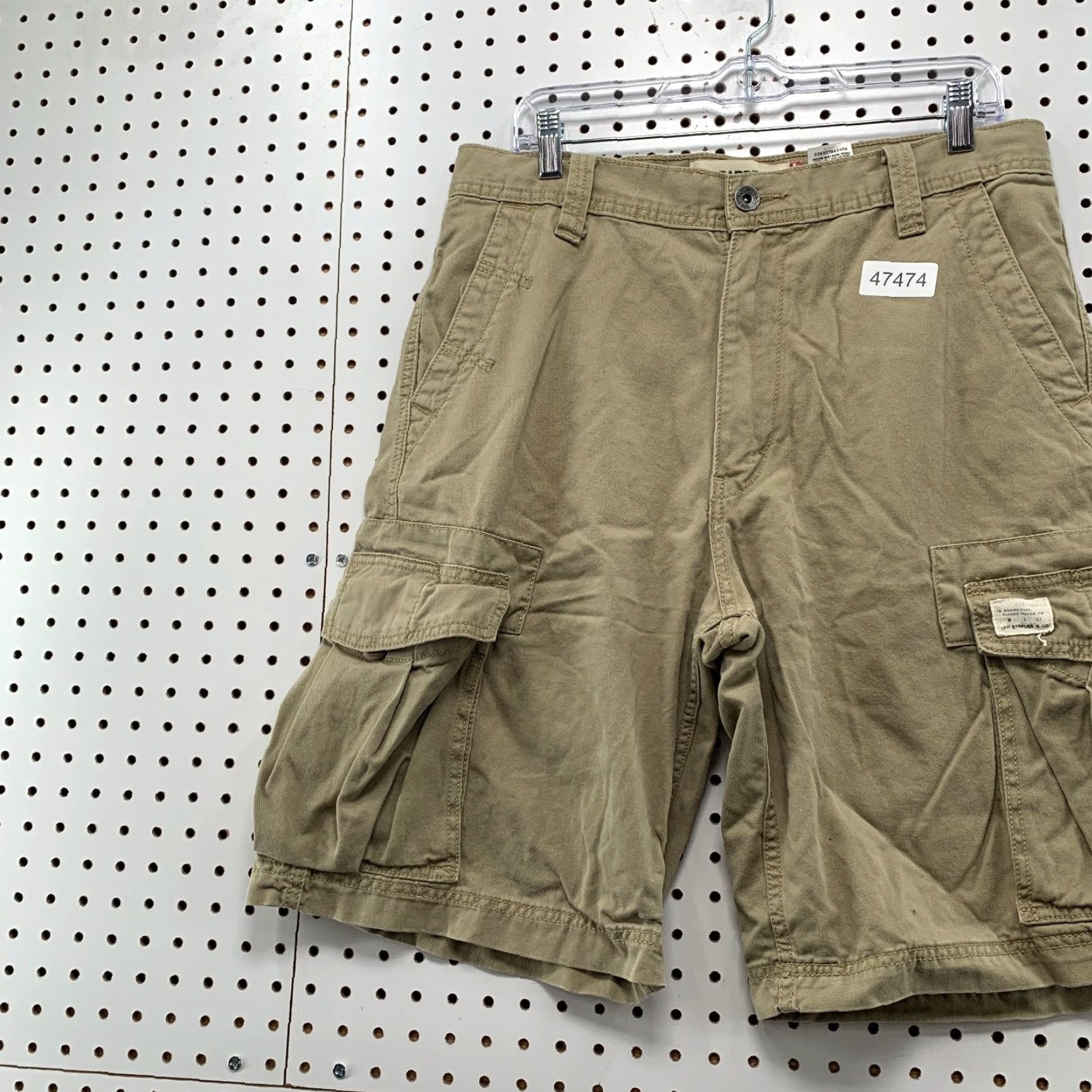 Levi's Levi's Military Cargo Shorts Mens 32 Khaki Relaxed Fit Outdoor Canvas Cargo Pocket Pockets Outdoor Size US 32 / EU 48 - 4 Thumbnail