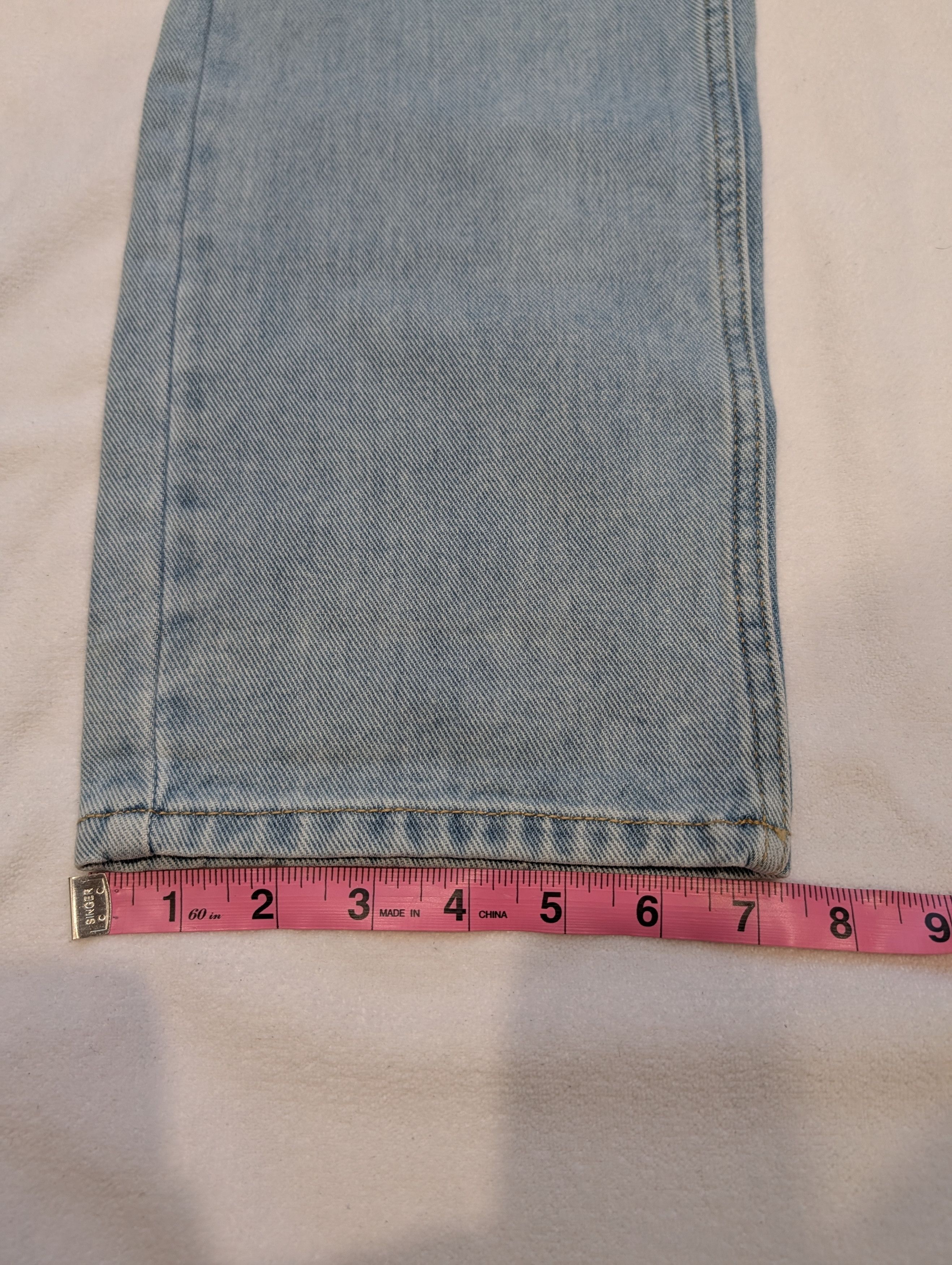 Oak + Fort Oak & Fort Super Light Wash straight leg denim Size US 30 / EU 46 - 2 Thumbnail