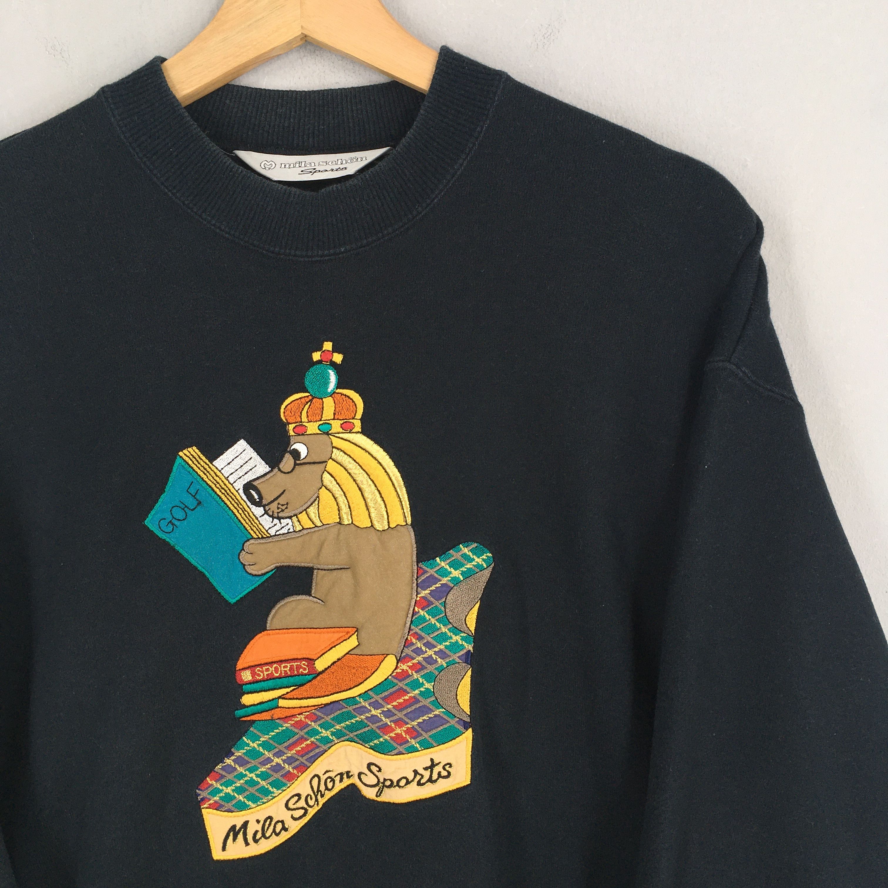 Mila Schon Vintage Mila Schon Milano Sweatshirt Medium Size M / US 6-8 / IT 42-44 - 2 Thumbnail