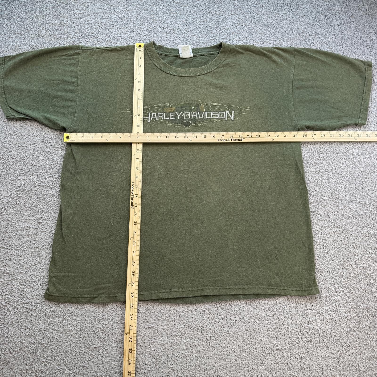 Harley Davidson Vintage Harley Davidson Gainesville Florida Dealer T Shirt Size US XL / EU 56 / 4 - 3 Thumbnail