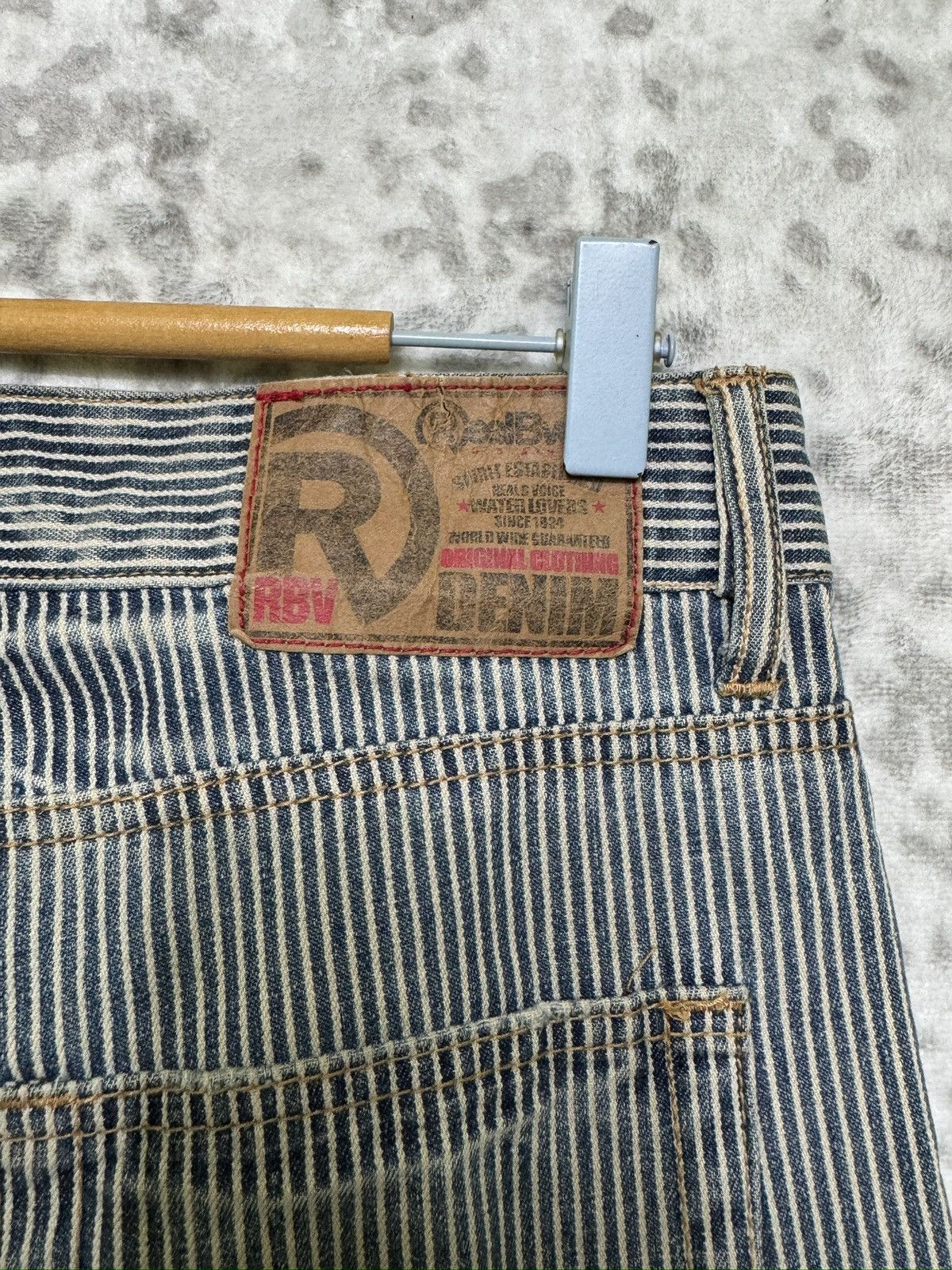 Hysteric Glamour Vintage Realbvoice Poem Print Abstract Graphic Denim Jeans Size US 29 - 14 Thumbnail