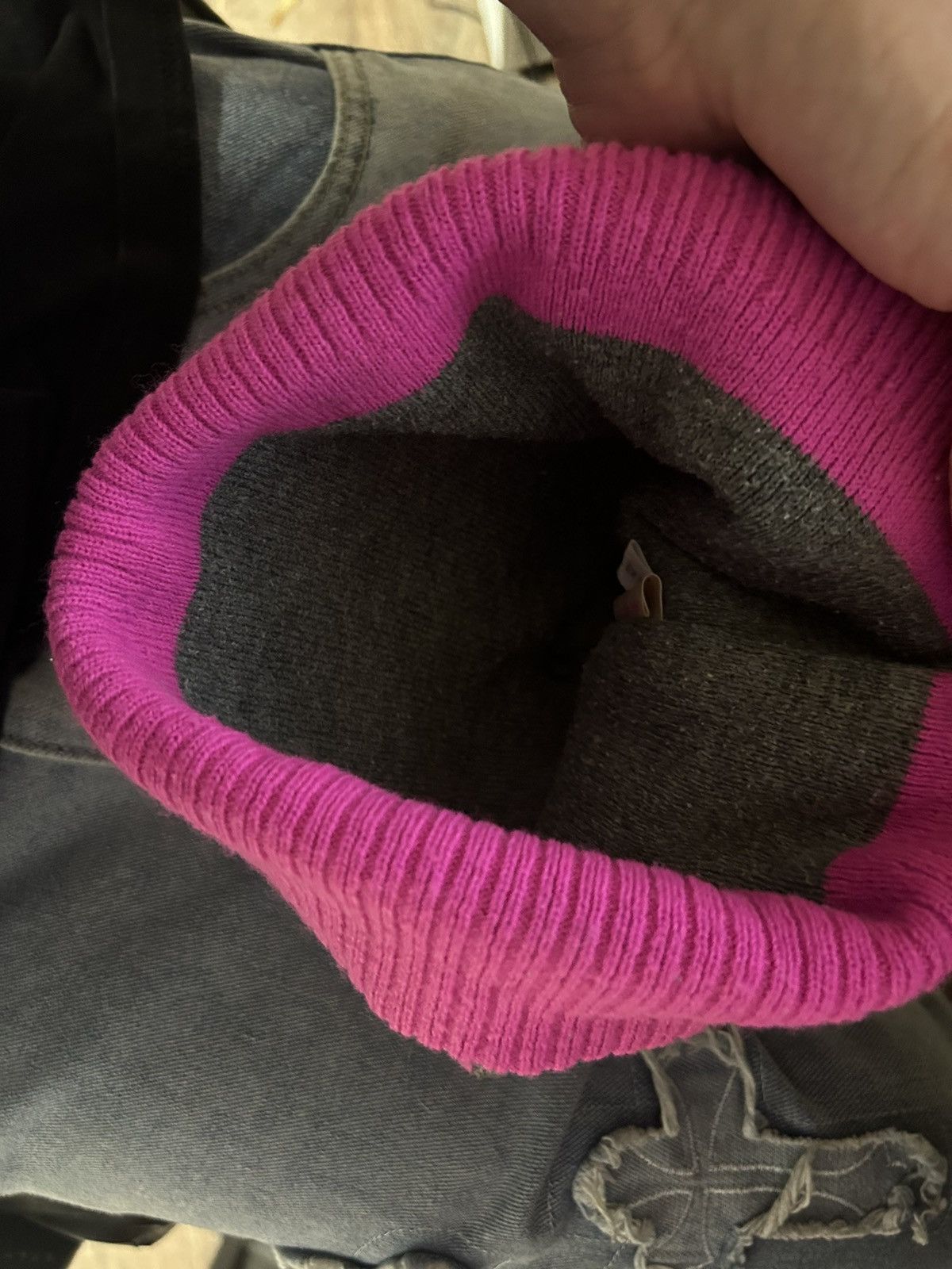 Other pink and grey pokadot hello kitty beanie Size ONE SIZE - 3 Thumbnail