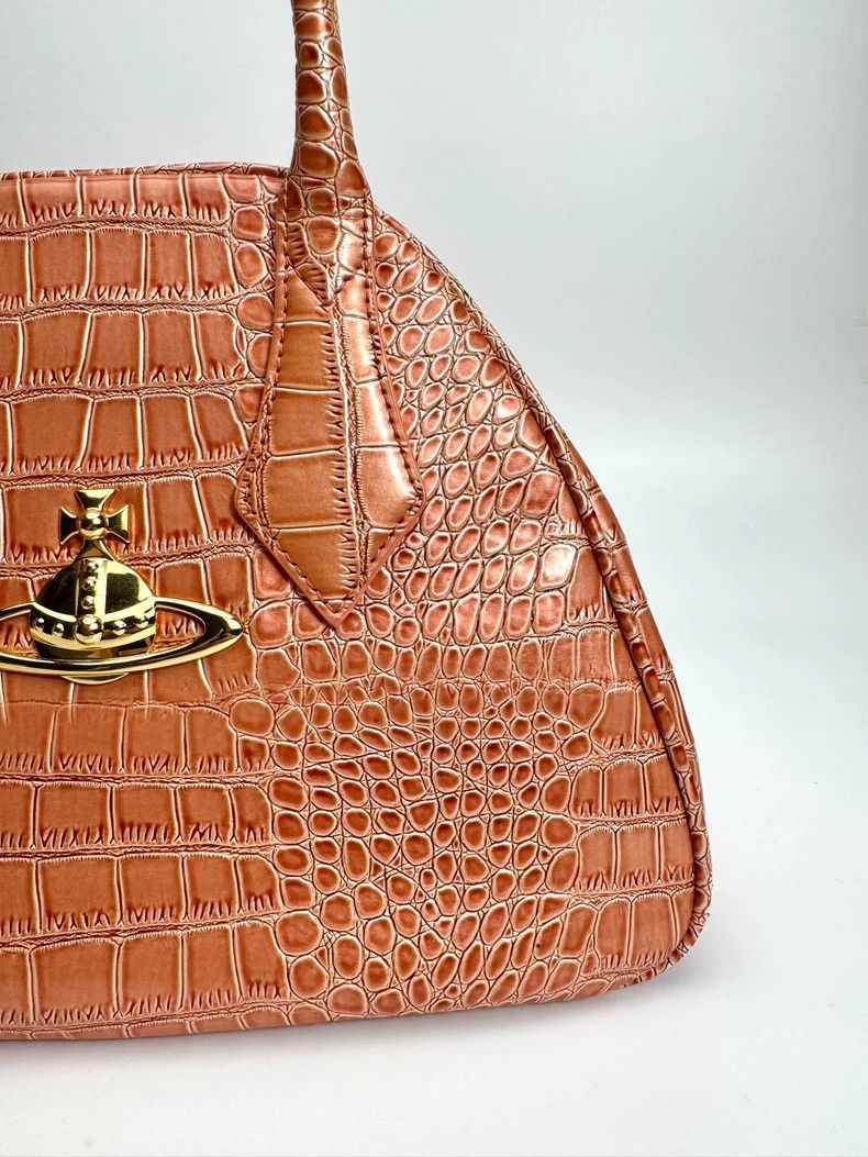 Vivienne Westwood Vivienne Westwood Champagne pink alligator pattern bowling Size ONE SIZE - 3 Thumbnail