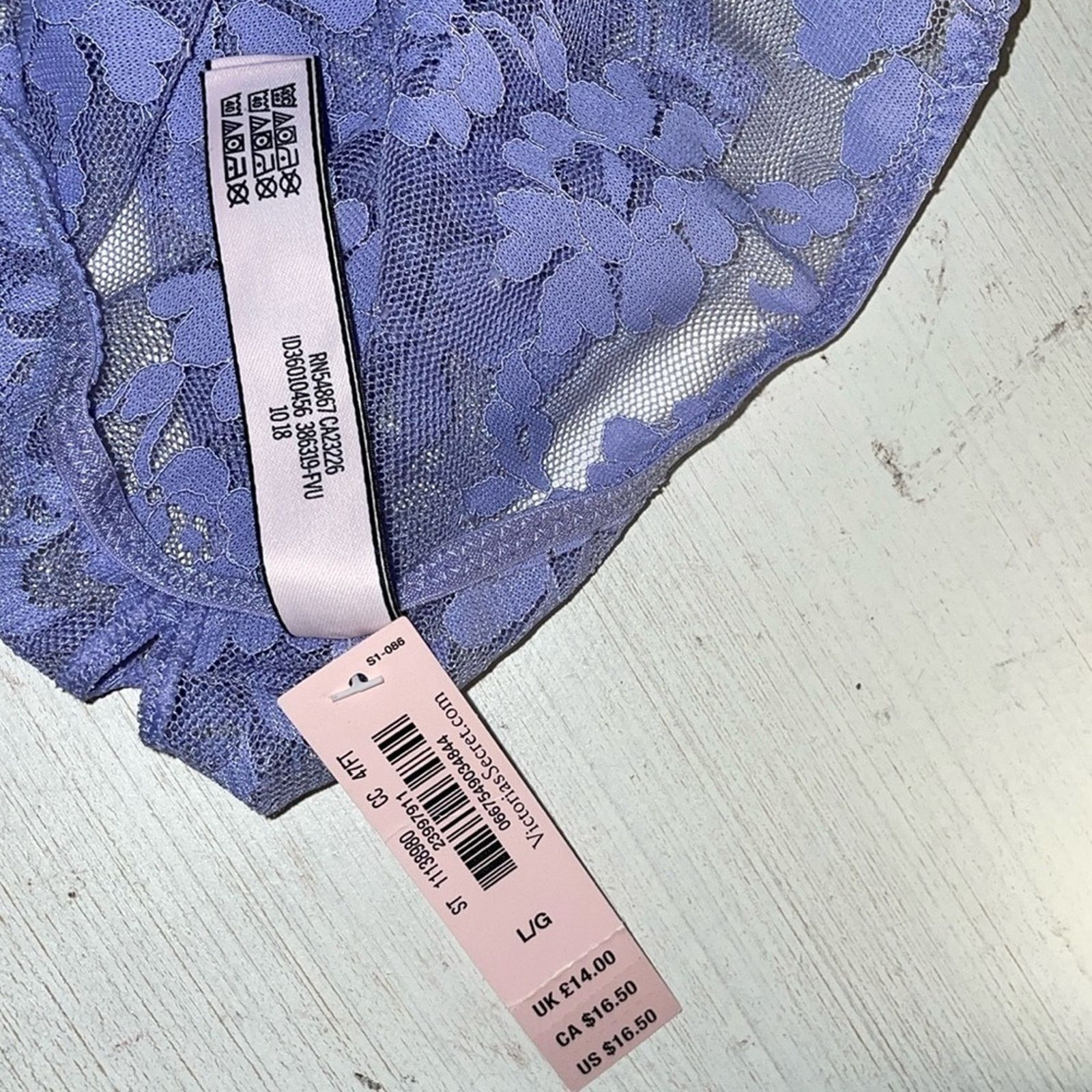 Victoria's Secret Victoria Secret FASHION SHOW Panties VS Silver Brocade Size ONE SIZE - 12 Thumbnail