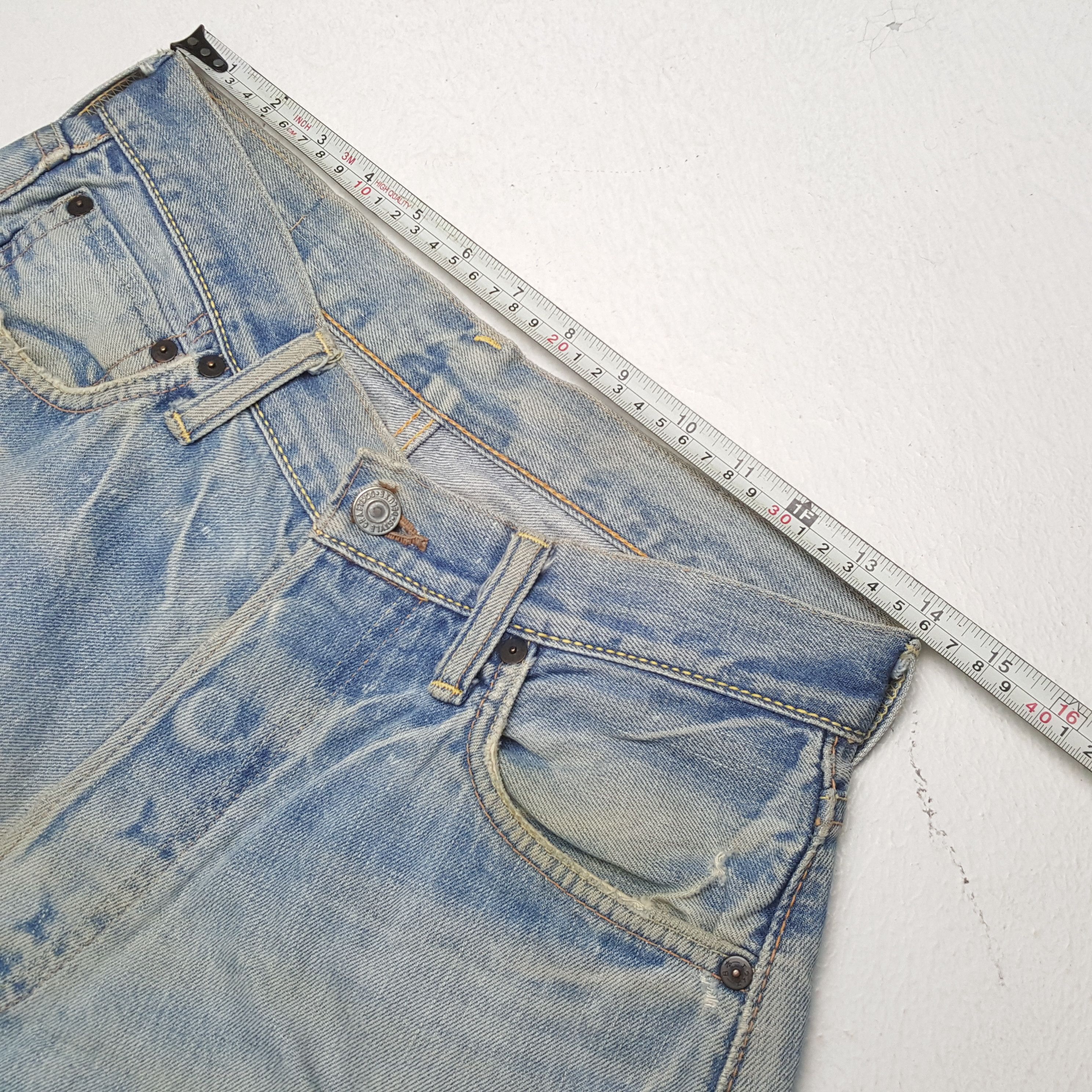Evisu × Japanese Brand × Vintage Vintage EVISU Japanese Brand Daicock Custom Distressed Jeans Size US 28 / EU 44 - 7 Thumbnail