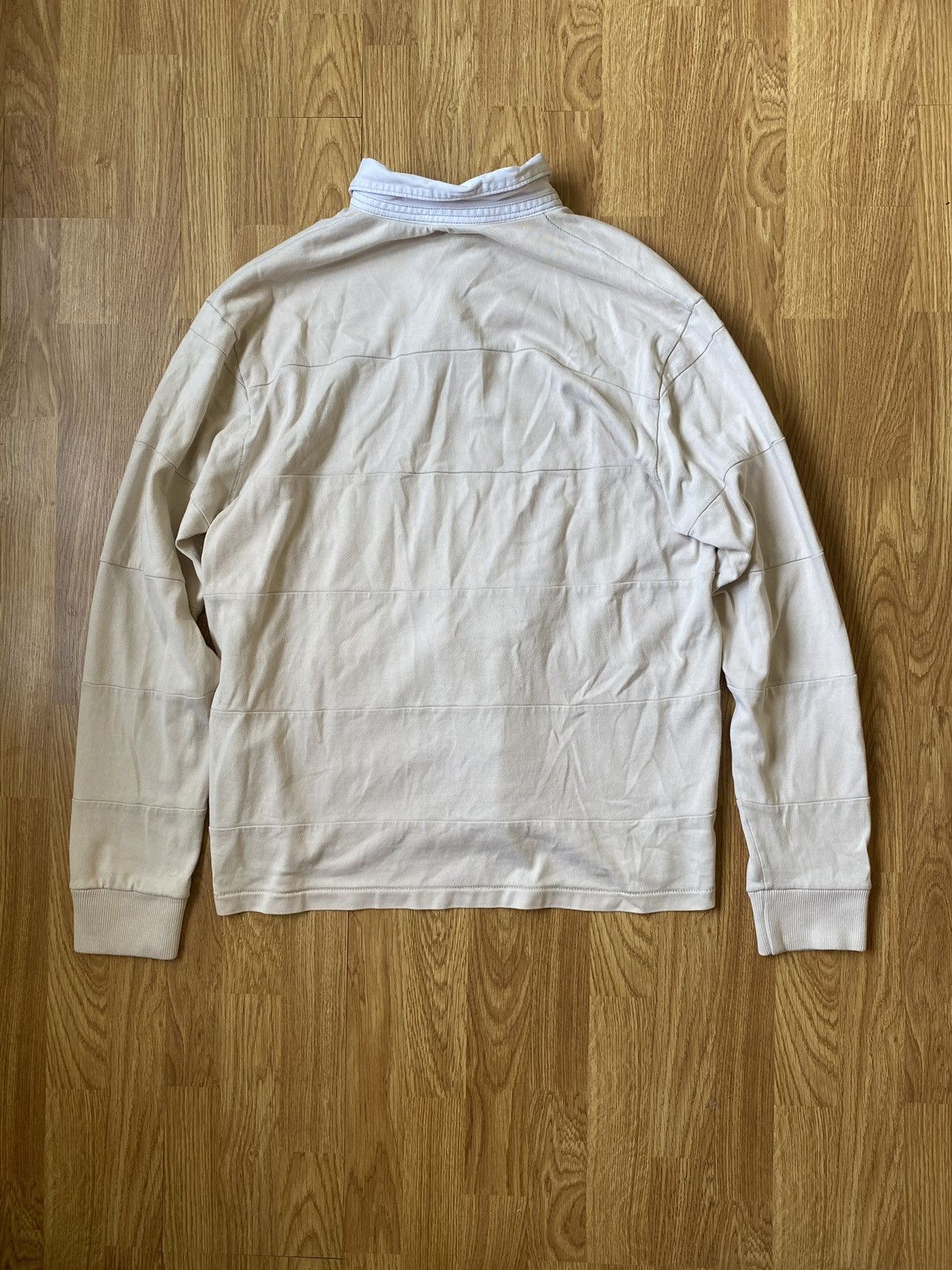 Polo Ralph Lauren Vintage Polo Jeans Co Ralph Lauren Rugby Beige Mens 2XL Size US XXL / EU 58 / 5 - 2 Thumbnail