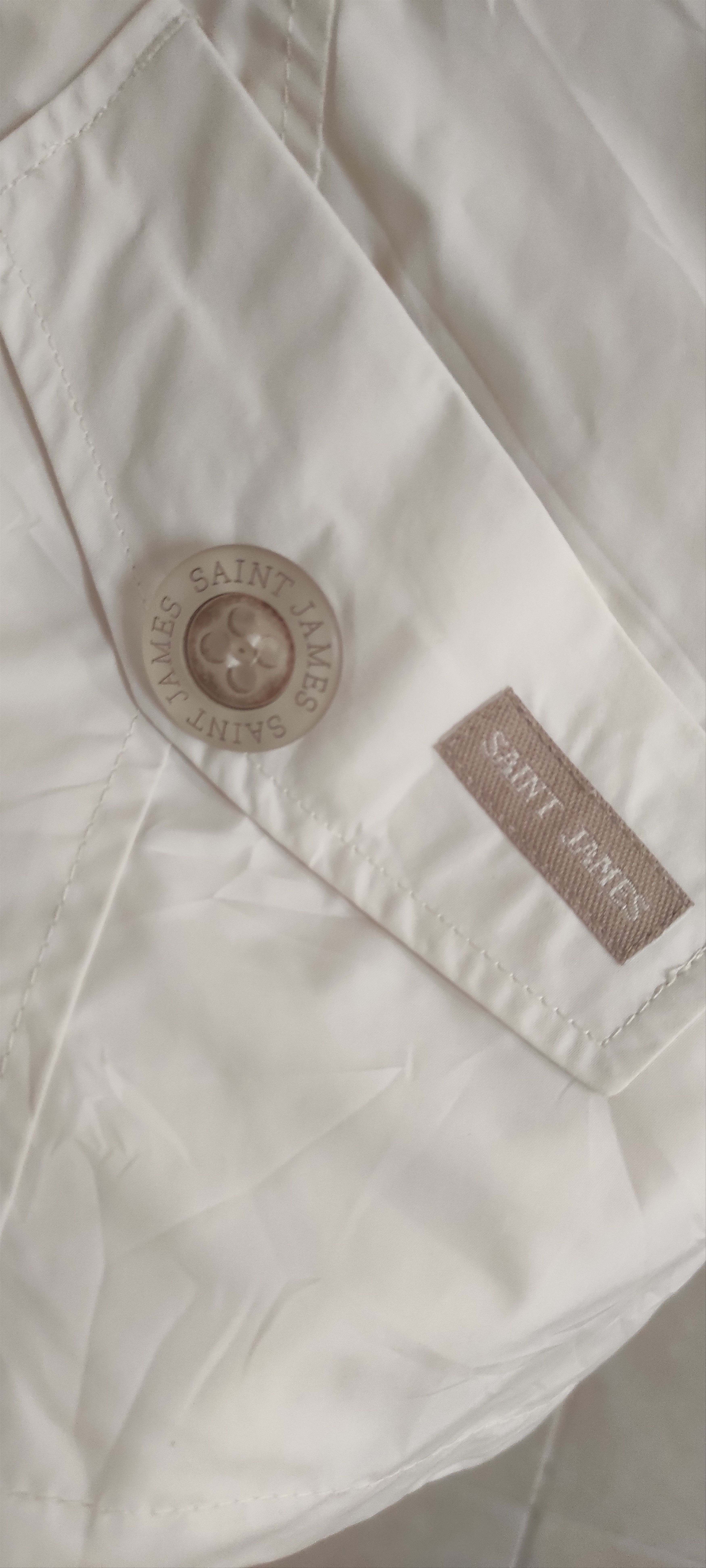 Saint James Saint James Double-Breasted Women Trench Coat Jacket Size XXL / US 16-18 / IT 52-54 - 4 Thumbnail