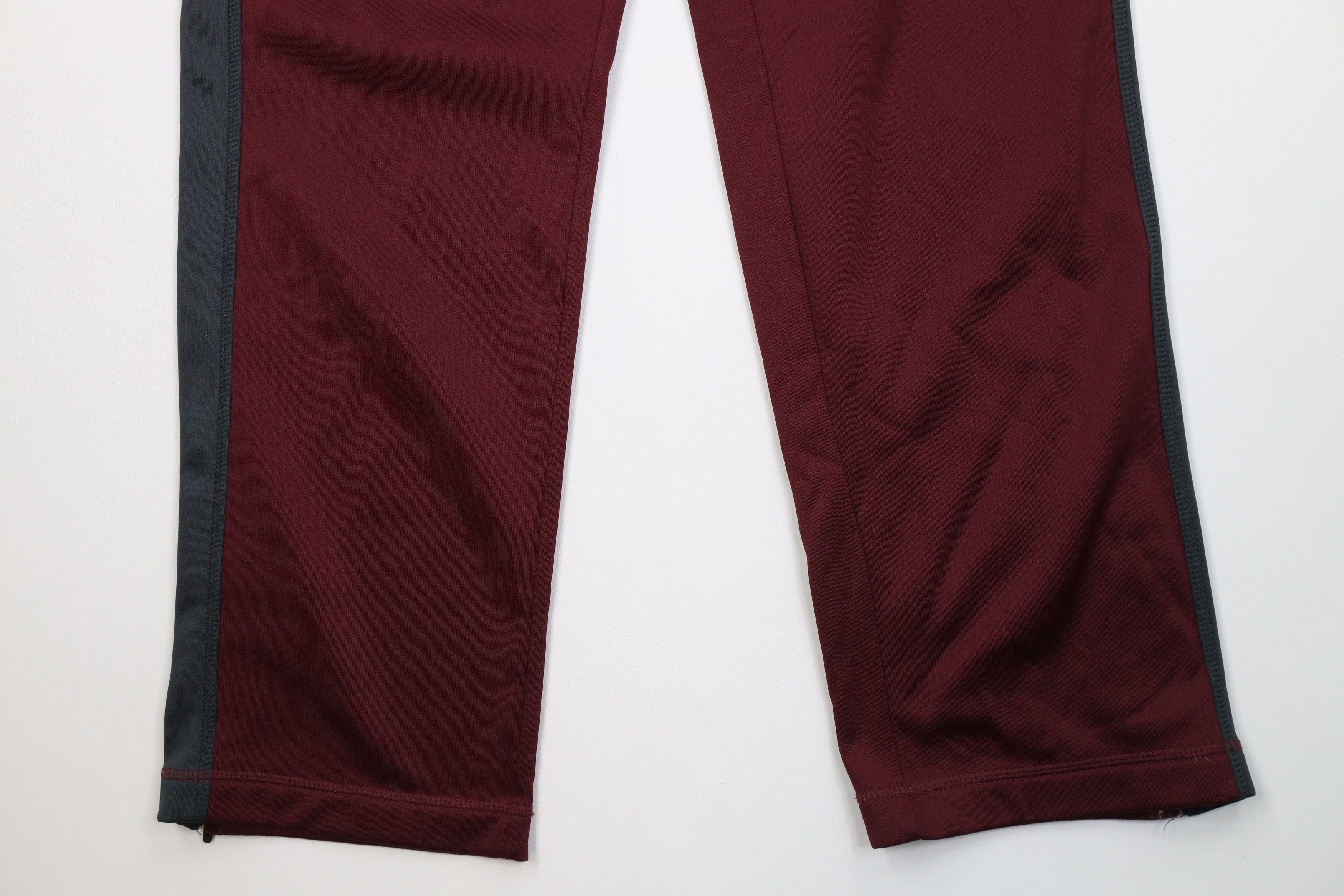 Nike Vintage Y2K Nike Therma Fit Block Wide Leg Sweatpants Maroon Size US 34 / EU 50 - 4 Thumbnail