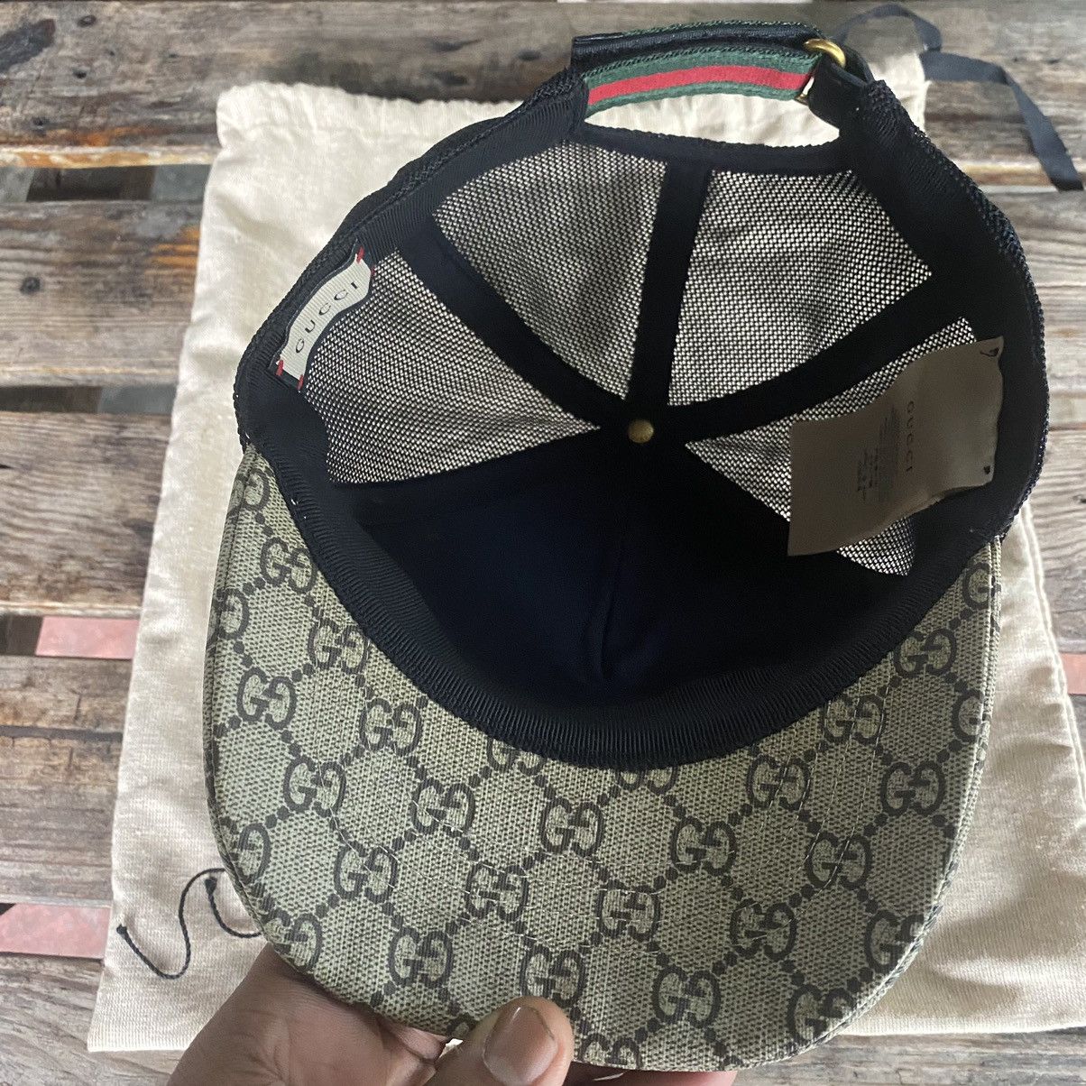Gucci HAT BASEBALL RAP GG SUPR. TIG+R Size ONE SIZE - 4 Thumbnail