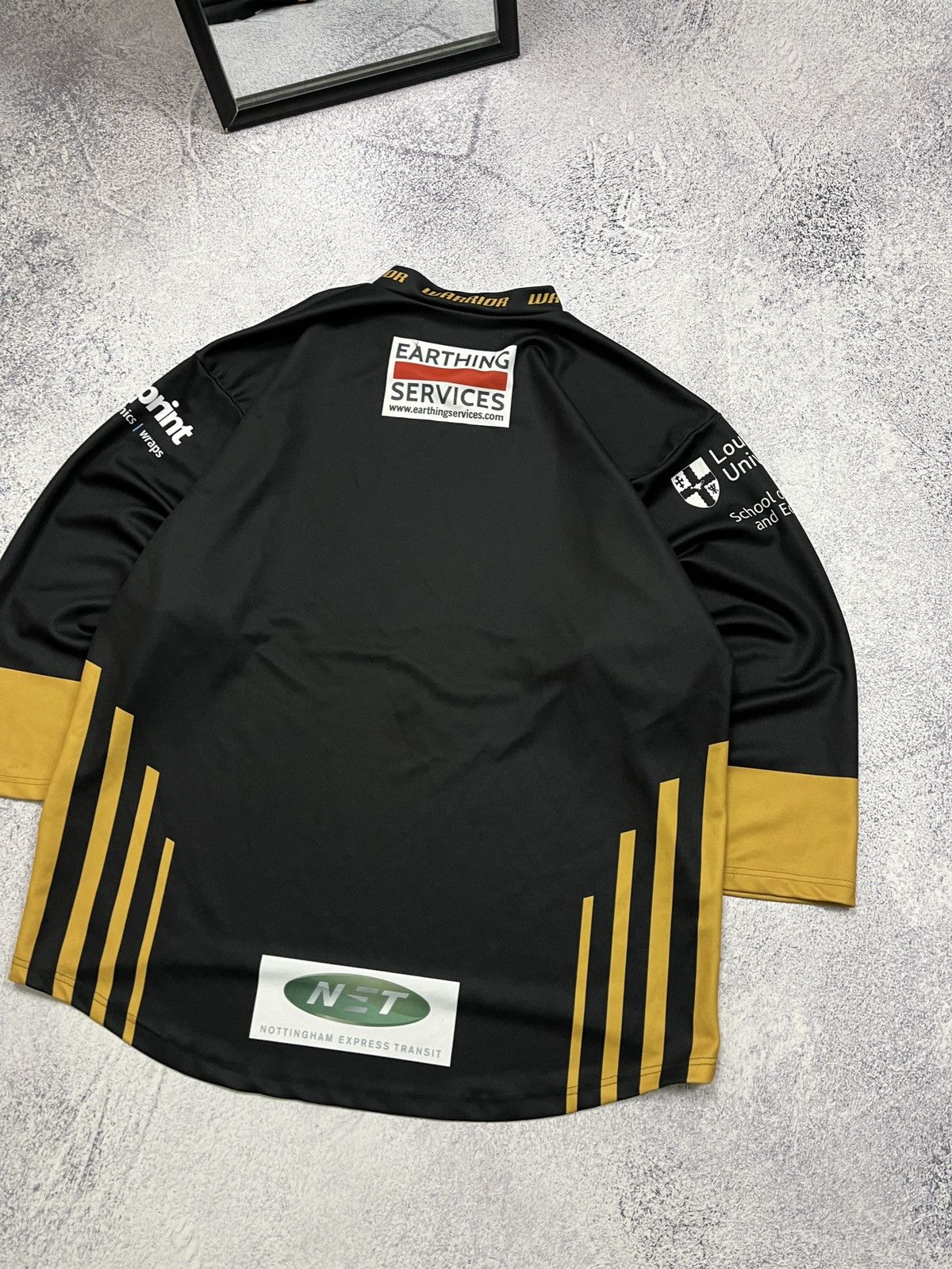 NHL × Warrior GMB Nottingham Panthers Warrior Ice Hockey Jersey Shirt Rare Size US XXL / EU 58 / 5 - 11 Thumbnail