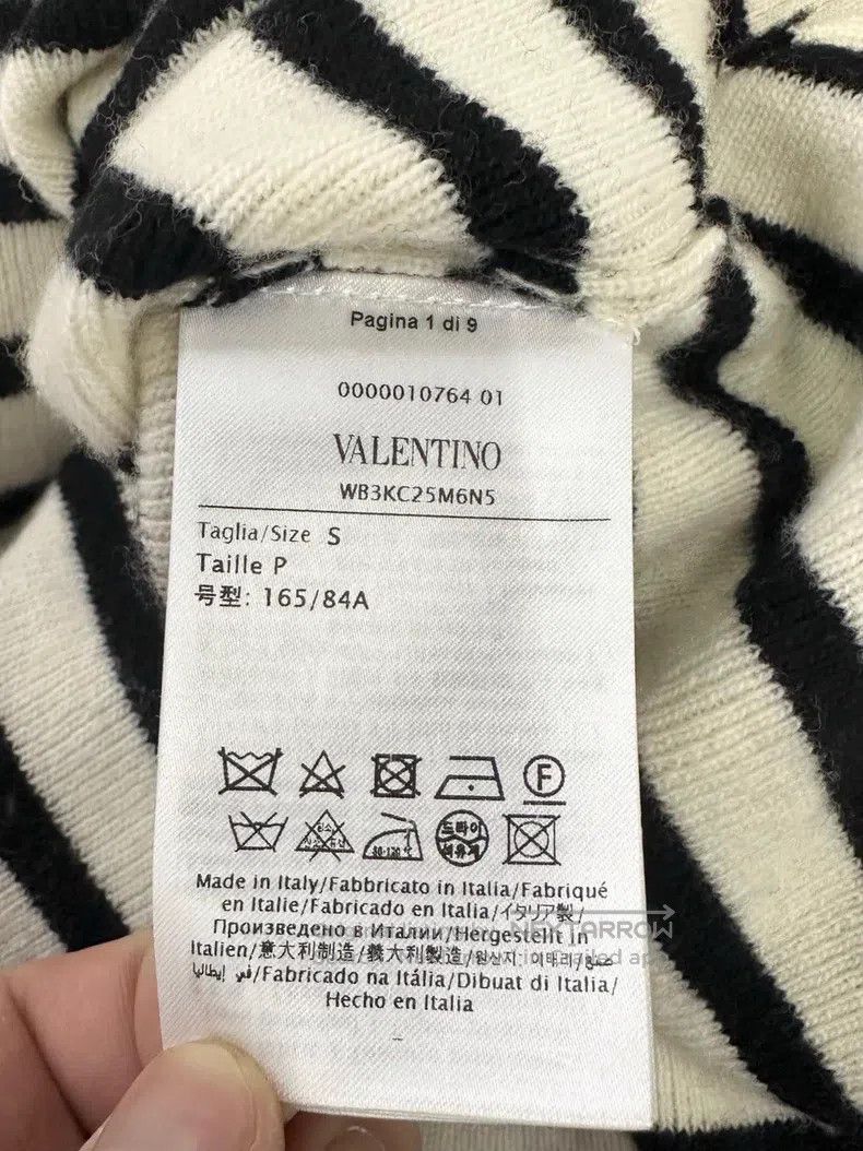 Valentino Valentino Beaded monogram striped knit Size S / US 4 / IT 40 - 4 Thumbnail