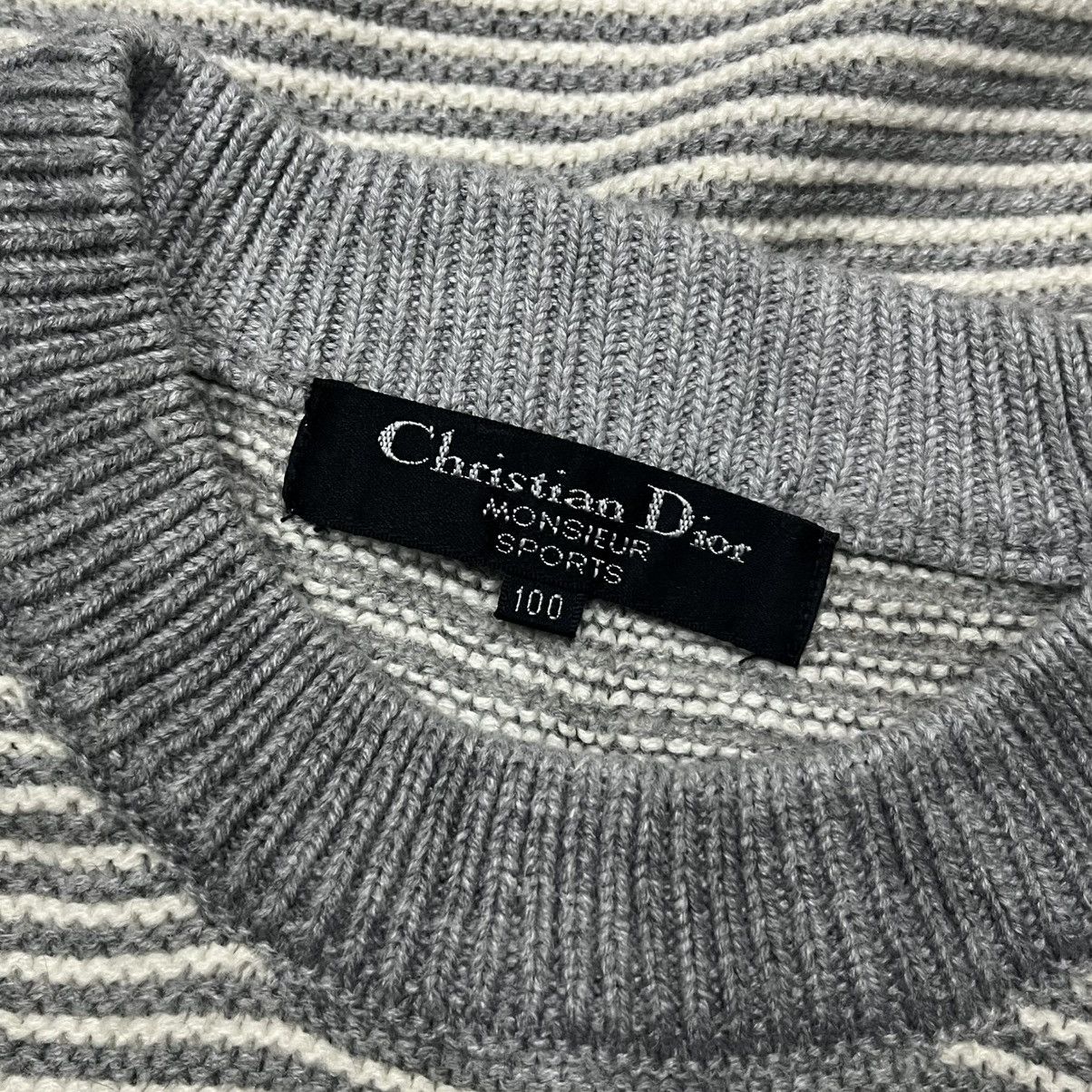 Christian Dior Monsieur Vintage Christian Dior Embroidery Big Logo Knit Sweaters Size US L / EU 52-54 / 3 - 4 Thumbnail