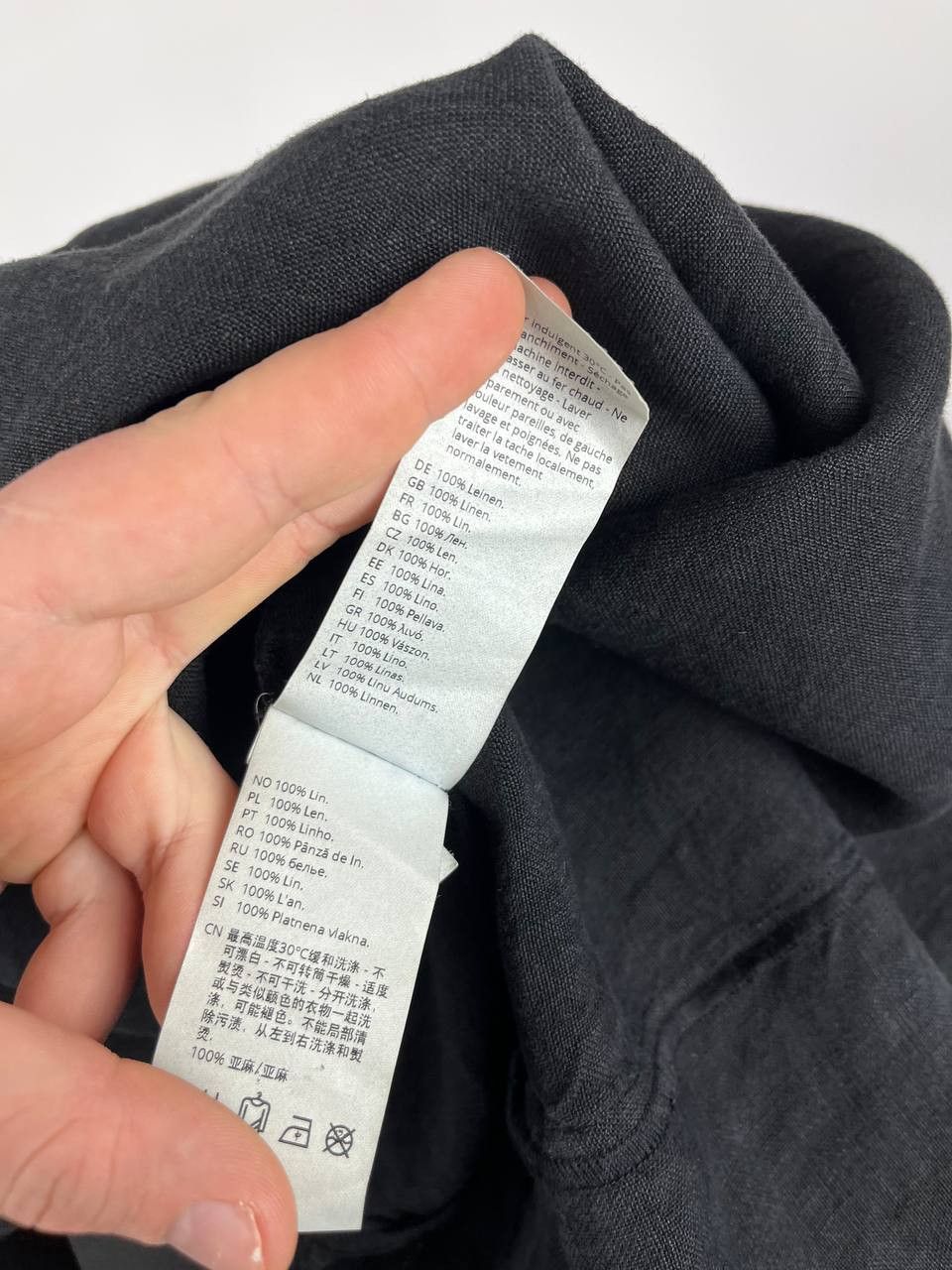 OSKA OSKA 100% Linen Black Jacket Lagenlook Boho Size 3 L/XL Size L / US 10 / IT 46 - 10 Thumbnail