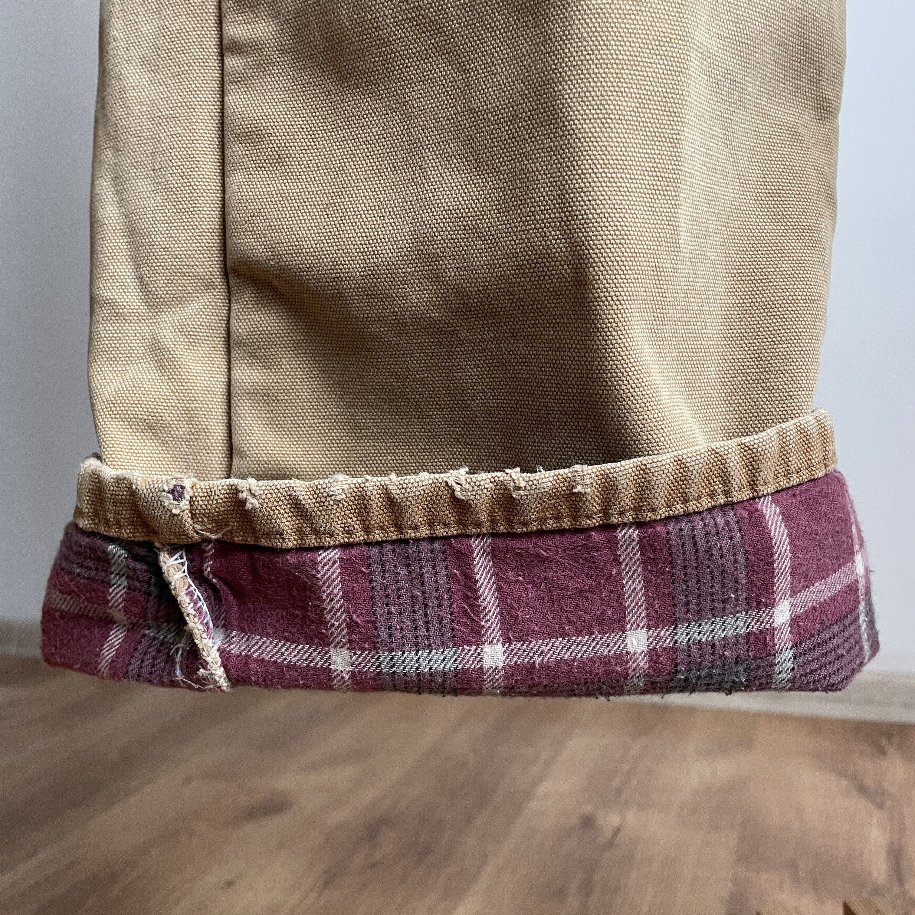 Dickies Dickies Flannel Lined Duck Canvas Carpenter Work Pants Size US 36 / EU 52 - 13 Thumbnail