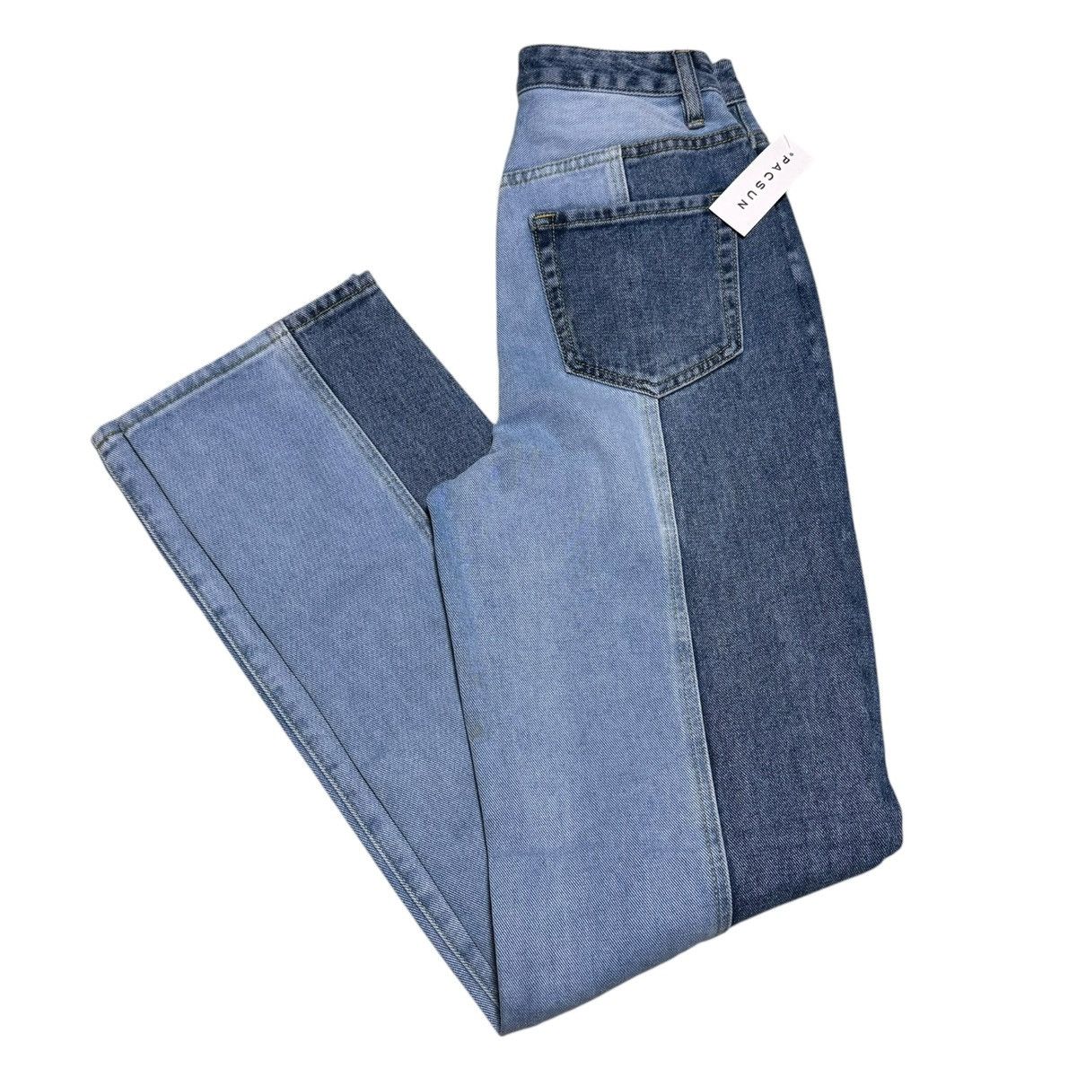 Pacsun NWT Pacsun 90’s Boyfriend Colorblock Blue Jeans Women’s 25 Size 25" / US 0 / IT 36 - 1 Thumbnail