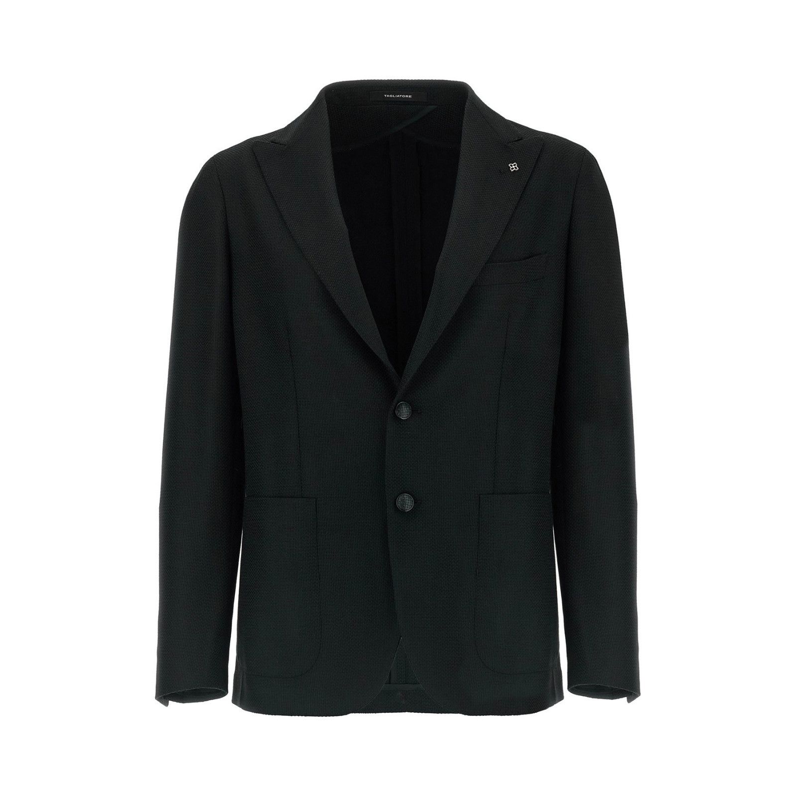Tagliatore TAGLIATORE Micro Squares Black Wool Blazer New & Authentic ( Size US L / EU 52-54 / 3 - 1 Thumbnail