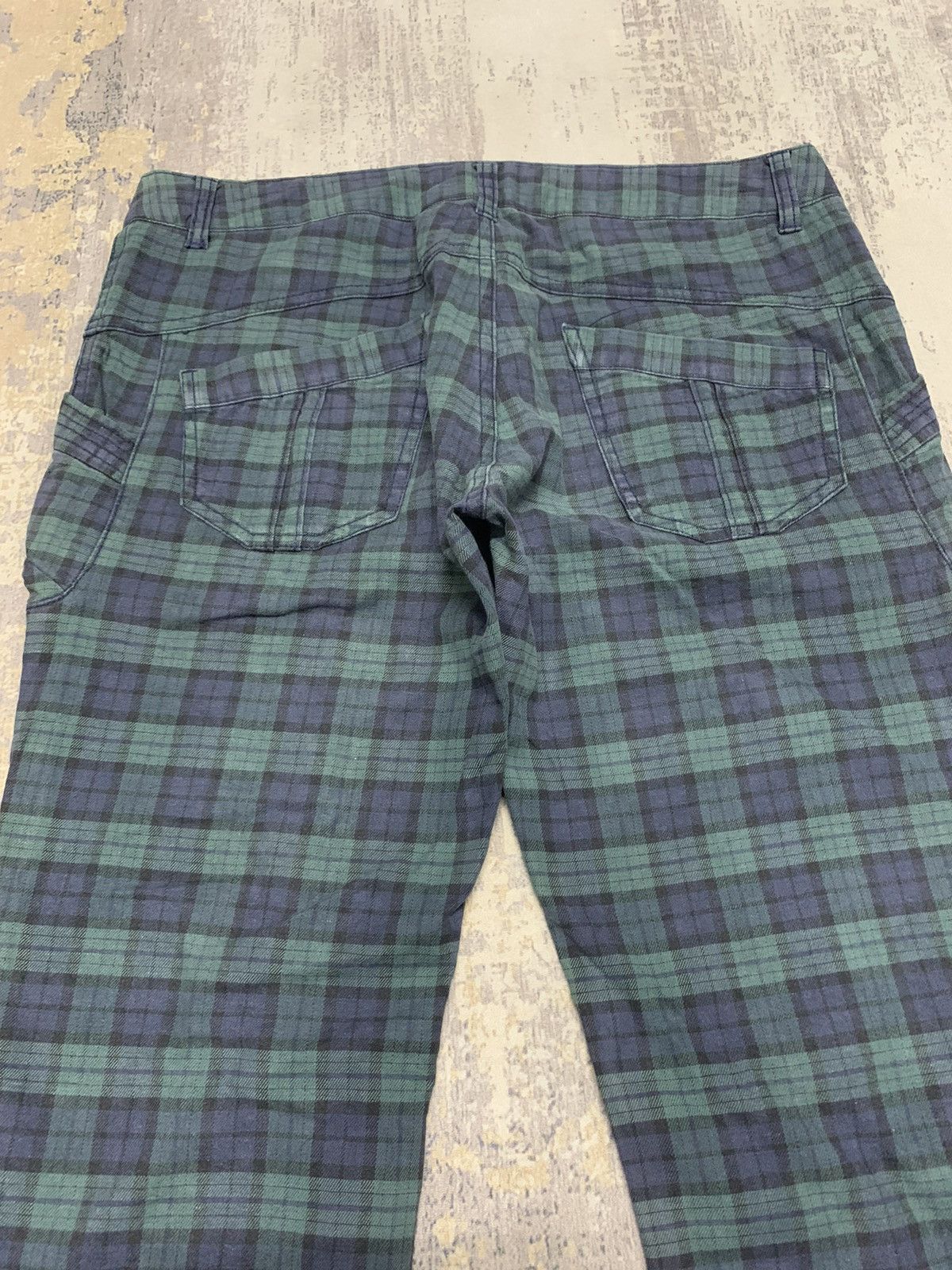 Japanese Brand Japanese Brand Masaki Matsushima Green Checkered Pant Size US 32 / EU 48 - 14 Thumbnail