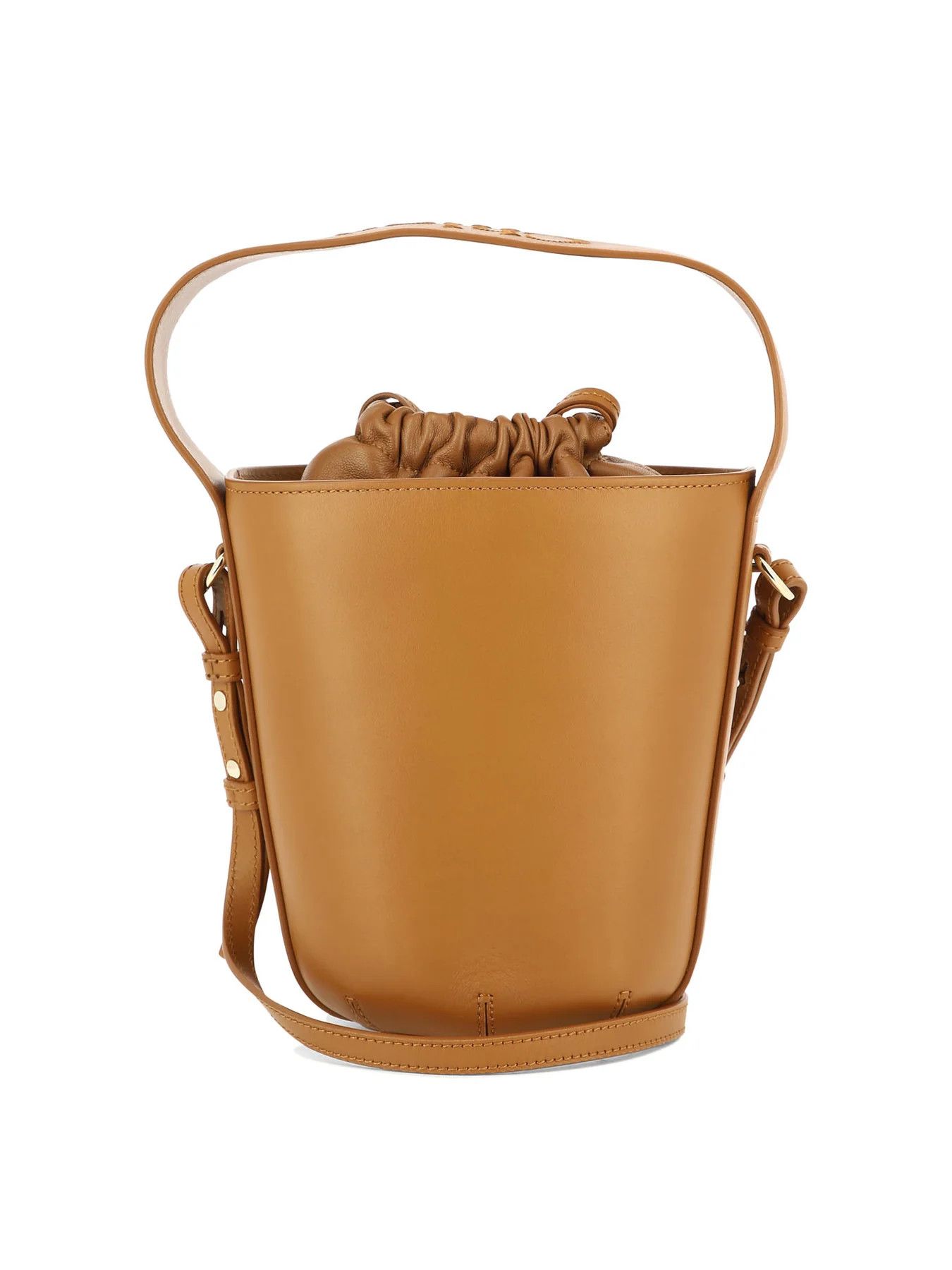 Chloe o1loc1c1024 Size: OS / Sense Small Bucket Bag in Caramel Size ONE SIZE - 1 Thumbnail