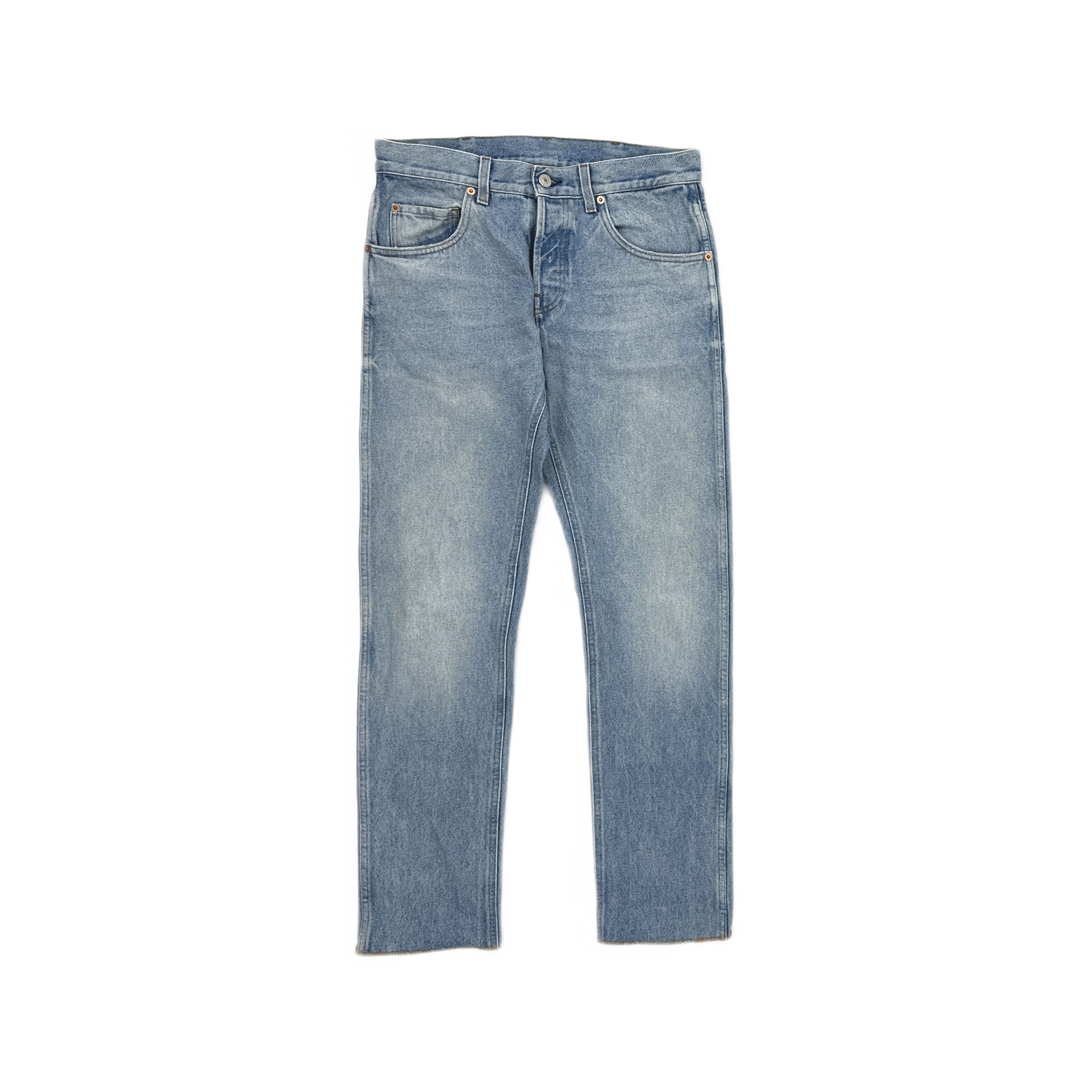 Gucci Gucci Web Striped Cuff Jeans Size 30 Size US 30 / EU 46 - 1 Thumbnail